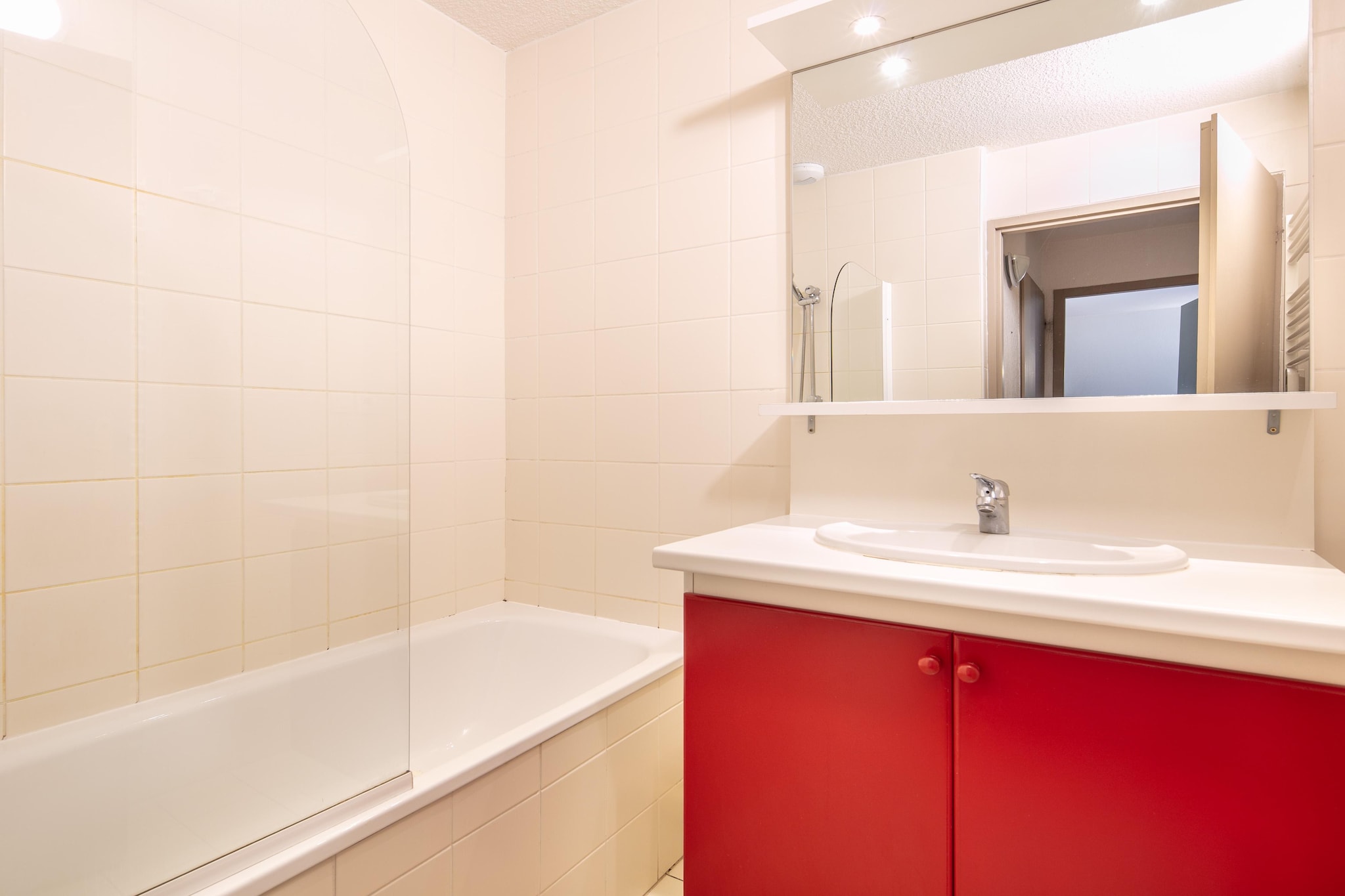Le Hameau de Valloire-Studio 4 personnes avec coin nuit - Badkamer