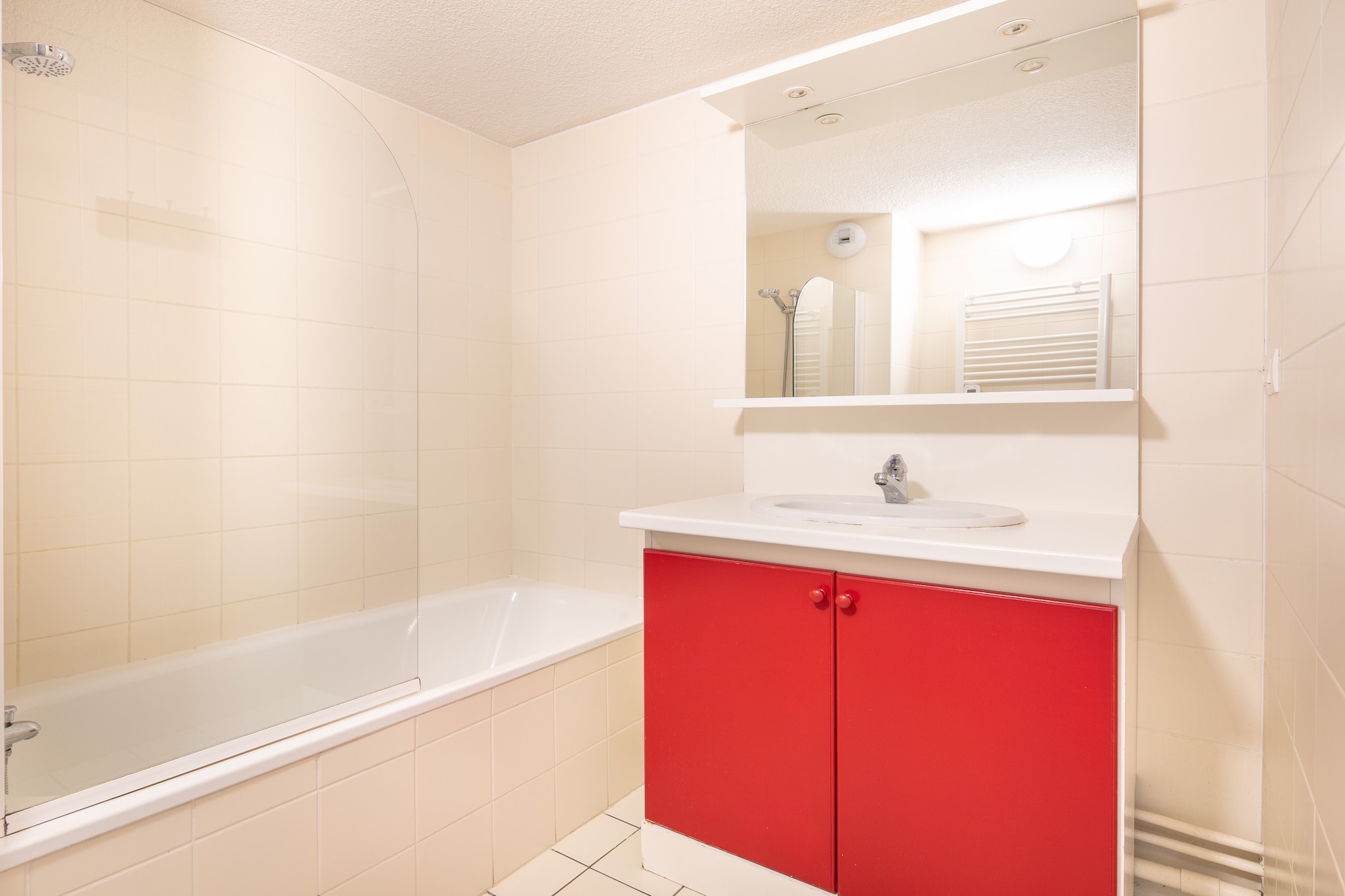 Le Hameau de Valloire-Appartement 2 piÃ¨ces avec coin nuit 5 personnes - vue Valloire - Badkamer