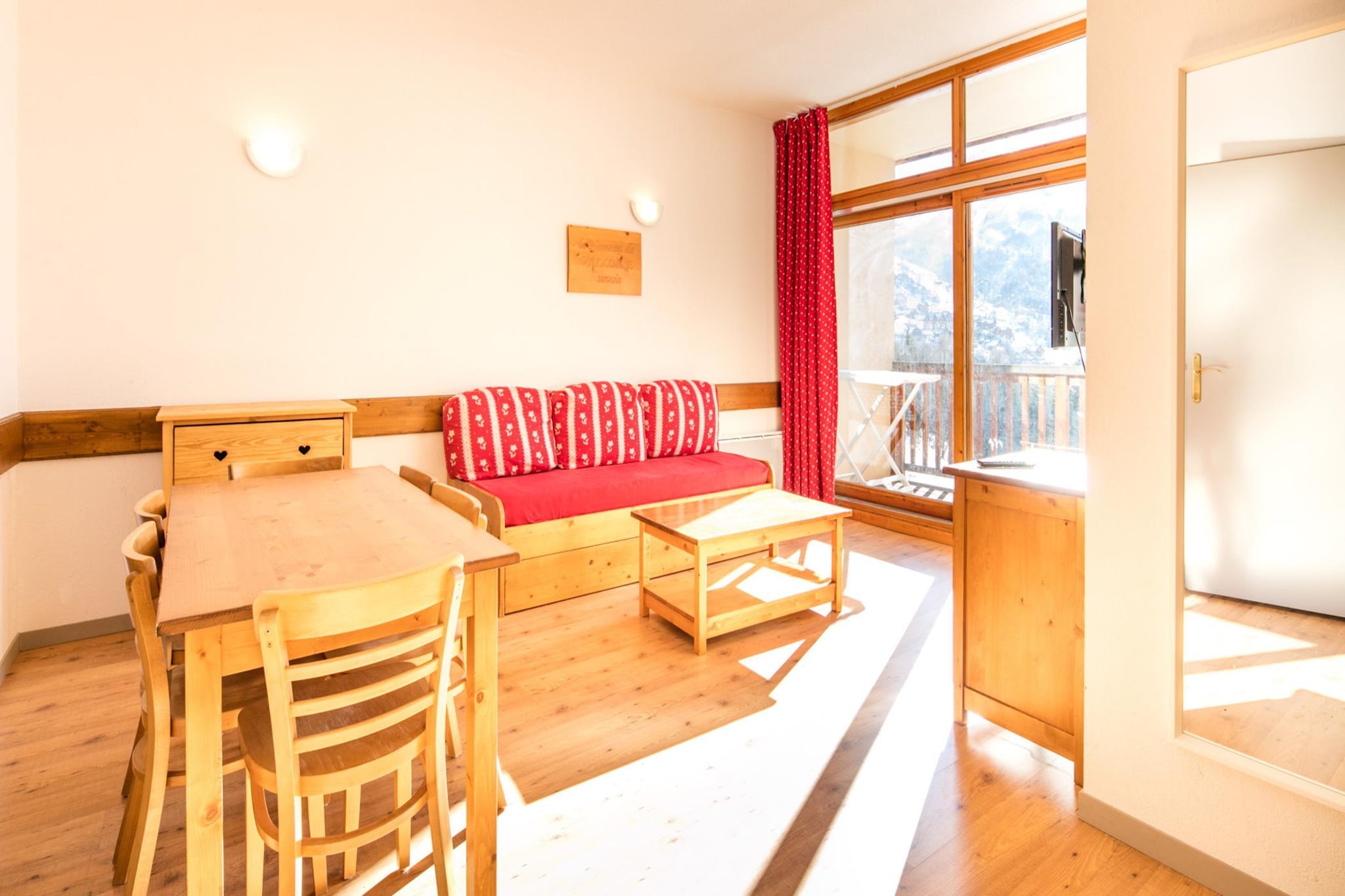 Le Hameau de Valloire-Appartement 2 piÃ¨ces avec coin nuit 6 personnes