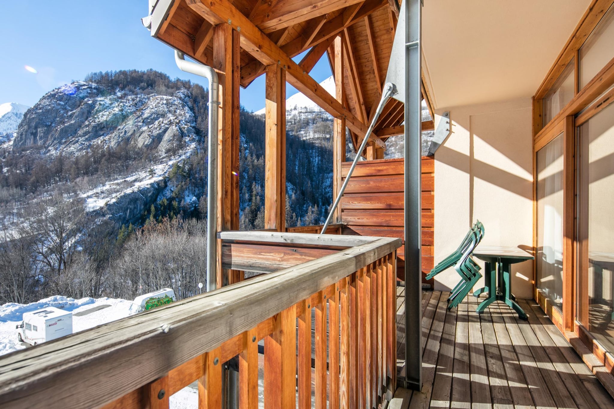 Le Hameau de Valloire-Appartement 2 piÃ¨ces avec coin nuit 6 personnes - Terrasbalkon