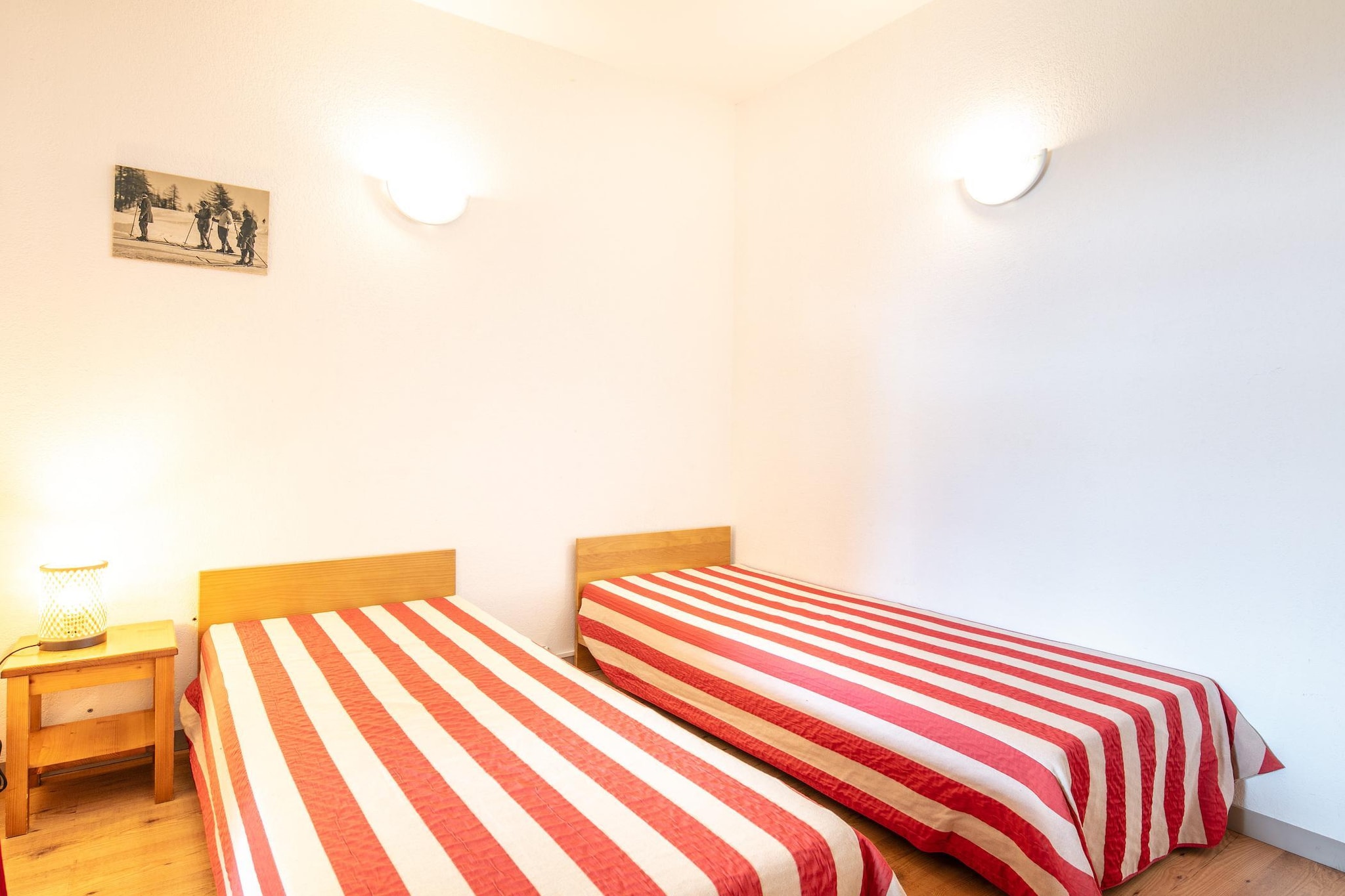 Le Hameau de Valloire-Appartement 2 piÃ¨ces avec coin nuit 6 personnes - Slaapkamer