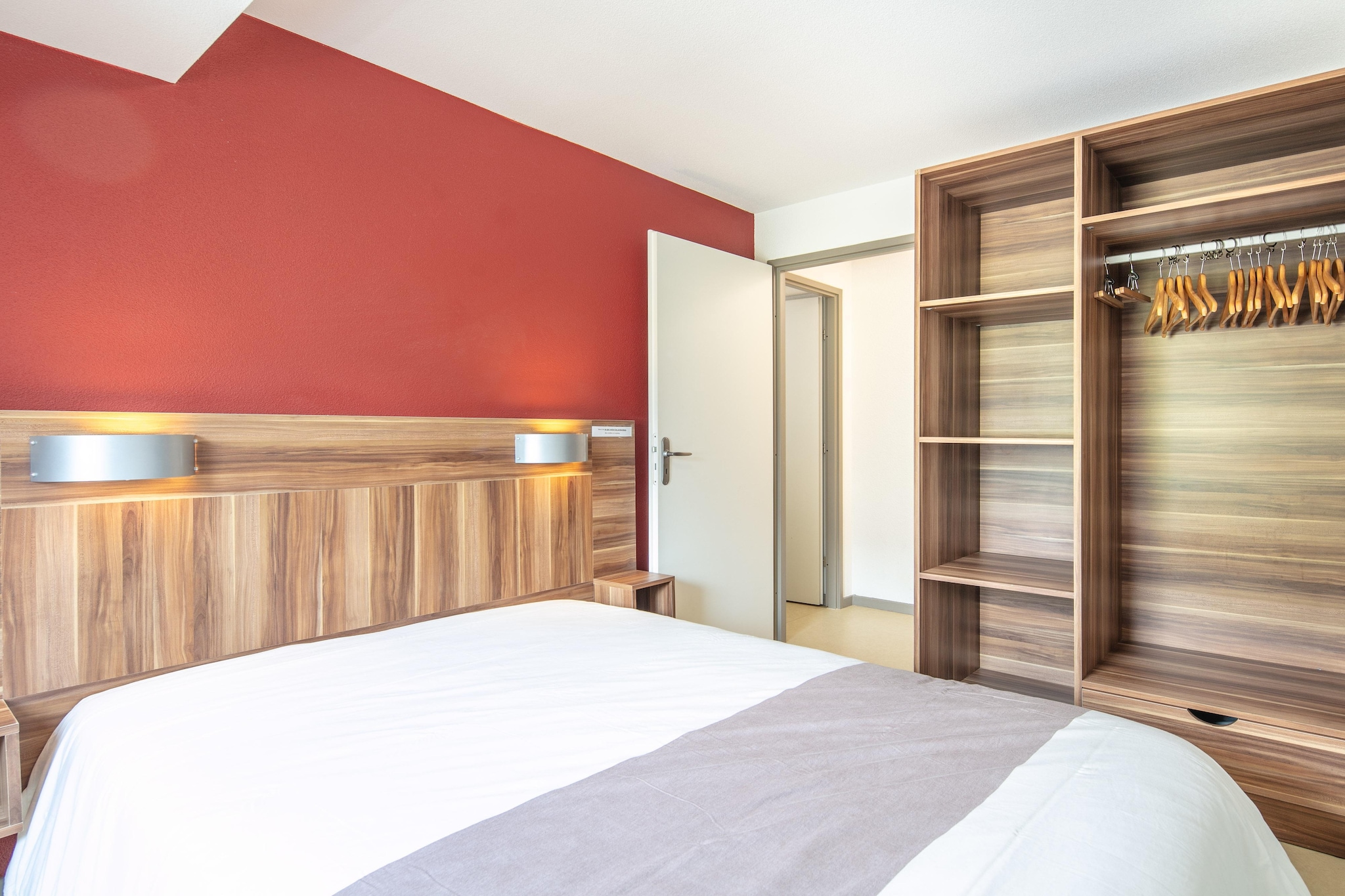 Les Gentianes - Appartement 2 piÃ¨ces avec coin nuit 6 personnes mansardÃ© - Slaapkamer