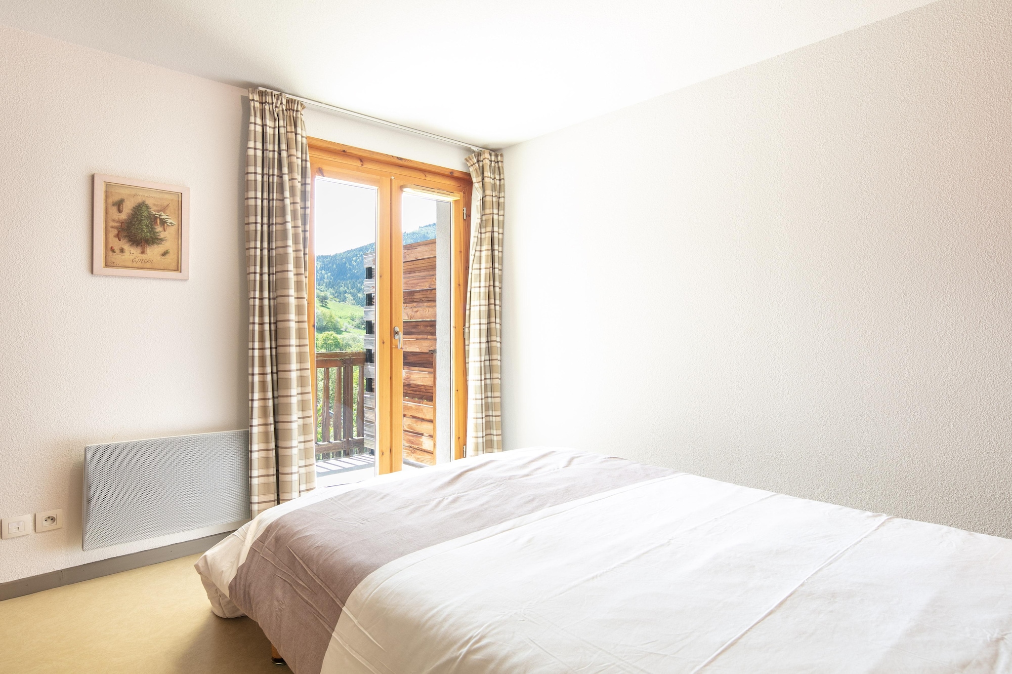 Les Gentianes - Appartement 2 piÃ¨ces avec coin nuit 6 personnes - Slaapkamer