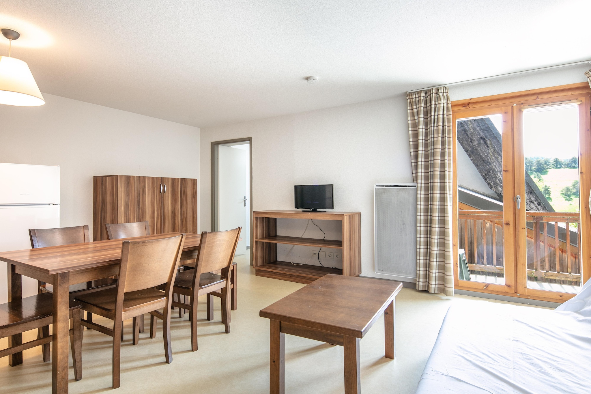 Les Gentianes - Appartement 2 piÃ¨ces avec coin nuit 6 personnes - Woonkamer