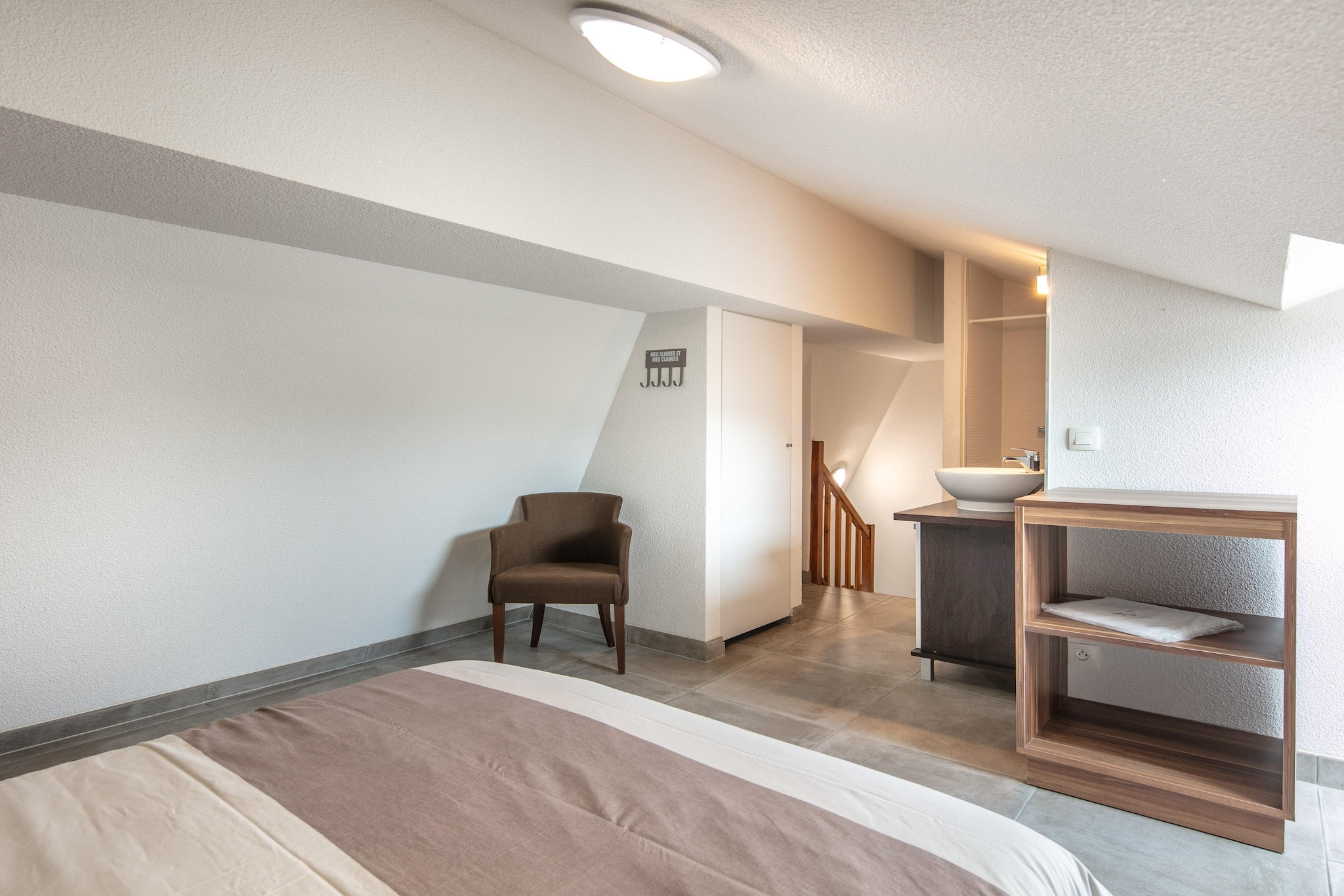 Les Gentianes - Appartement 3 piÃ¨ces avec coin nuit 8 personnes - Slaapkamer