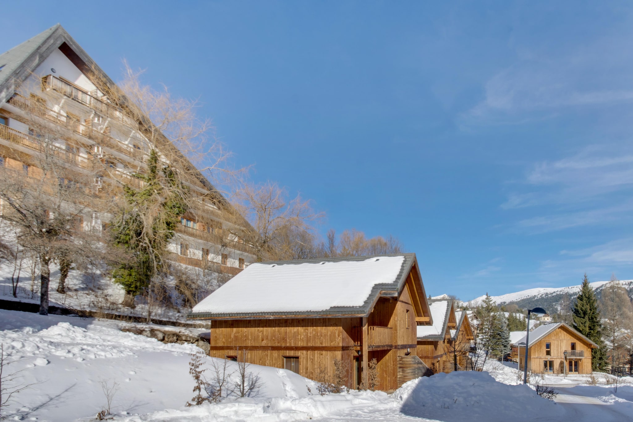 Les Gentianes - Appartement 3 piÃ¨ces avec coin nuit 8 personnes - Exterieur winter