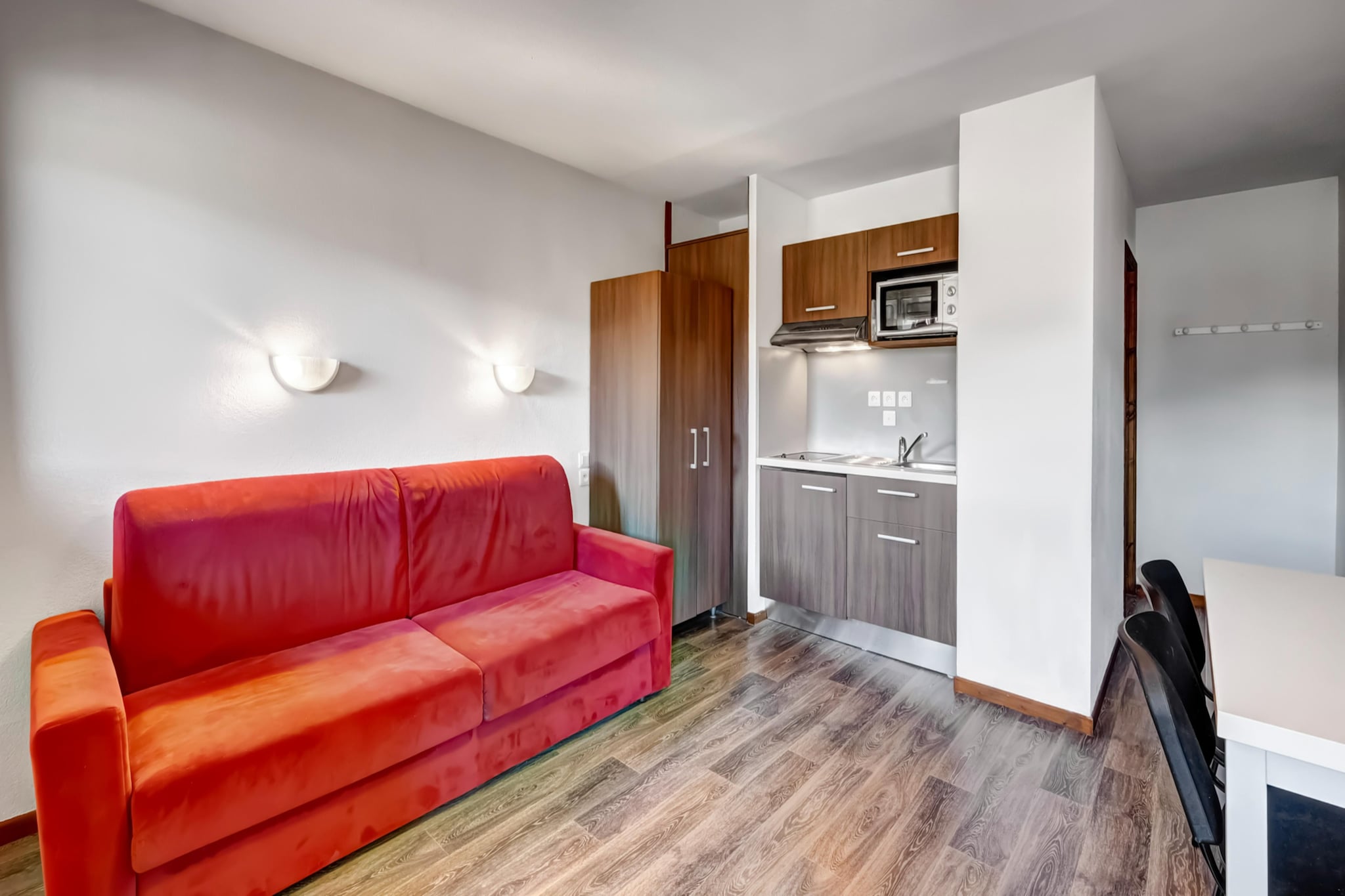 Grand Massif Appartement 2 piÃ¨ces 4 personnes - Woonkamer
