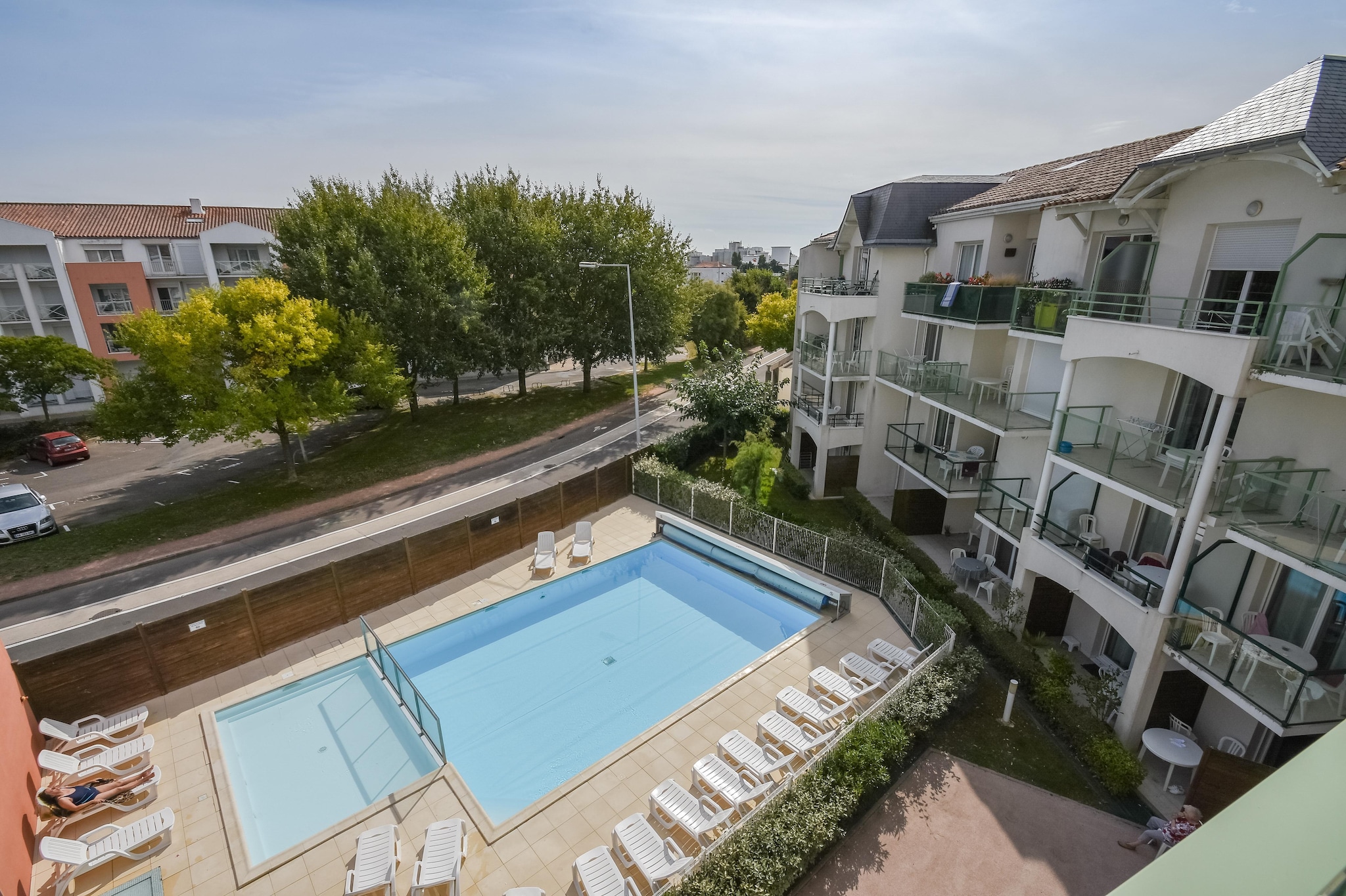Les  Jardins  de  l'Amirauté- Appartement 2 piÃ¨ces 4 personnes - Uitzicht zomer