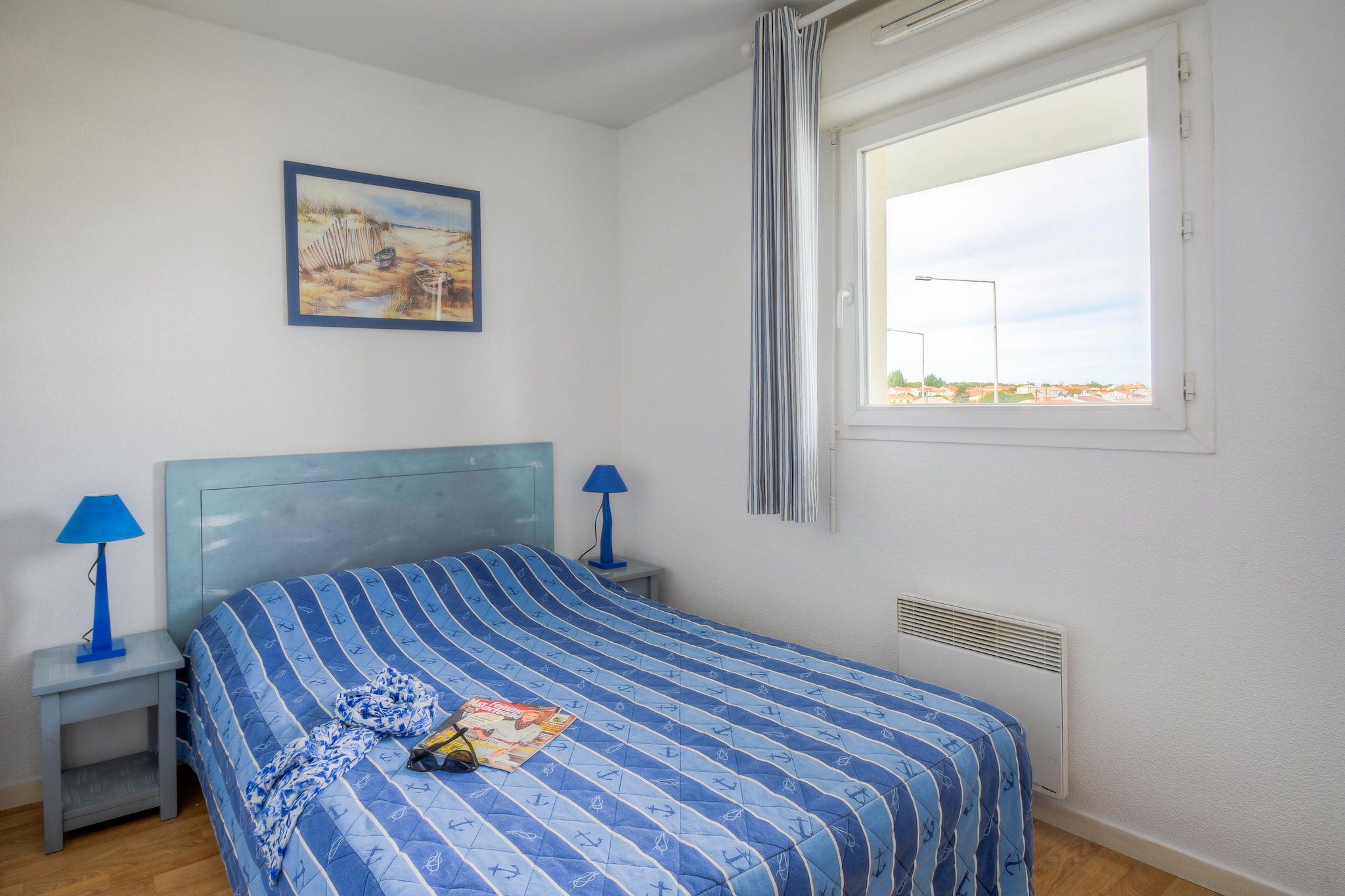 Les  Jardins  de  l'Amirauté- Appartement 2 piÃ¨ces avec coin nuit 6 personnes - Slaapkamer