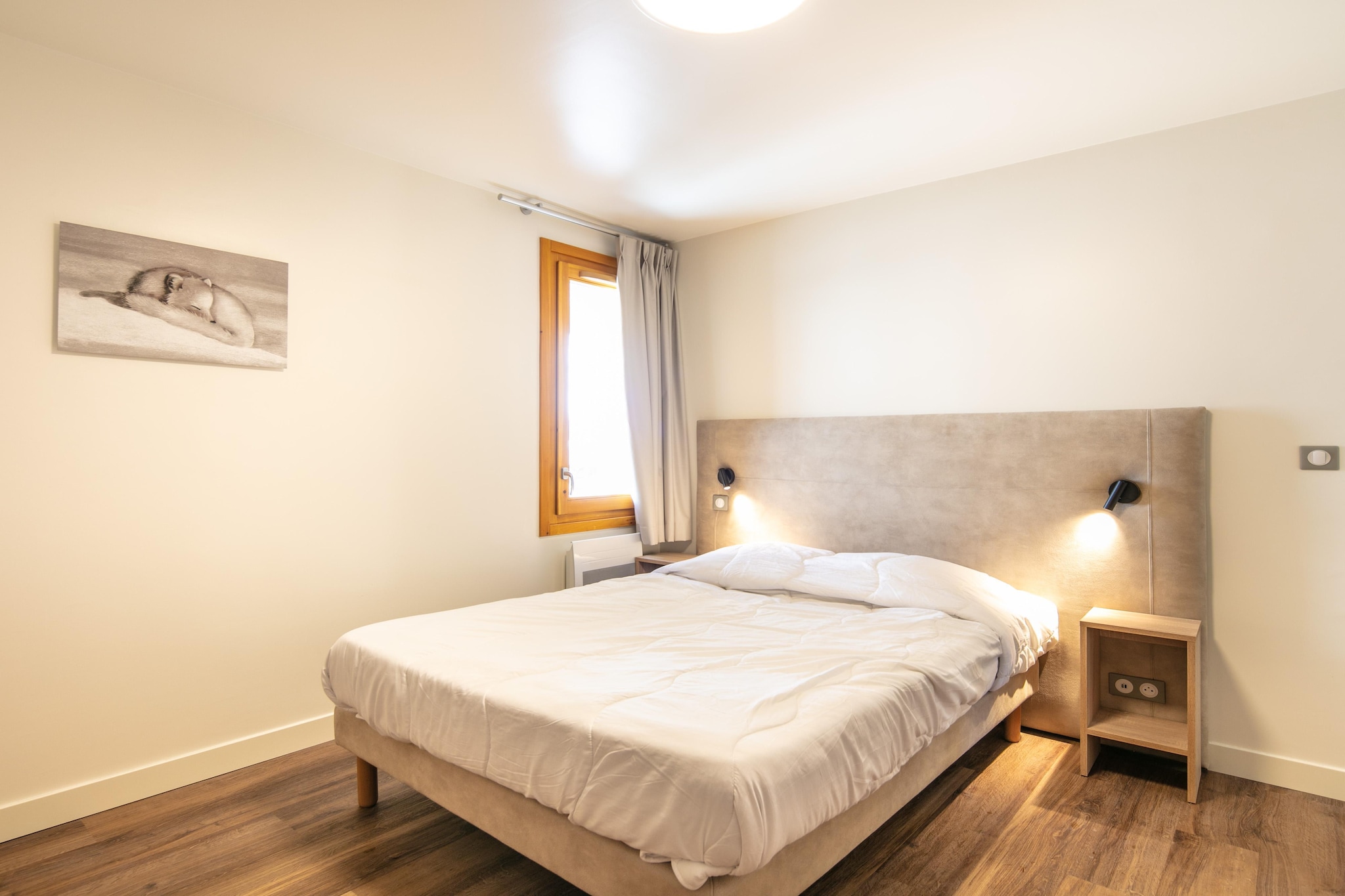 RÃ©sidence Le Sappey-Appartement 2 piÃ¨ces avec coin nuit 6 personnes - Slaapkamer