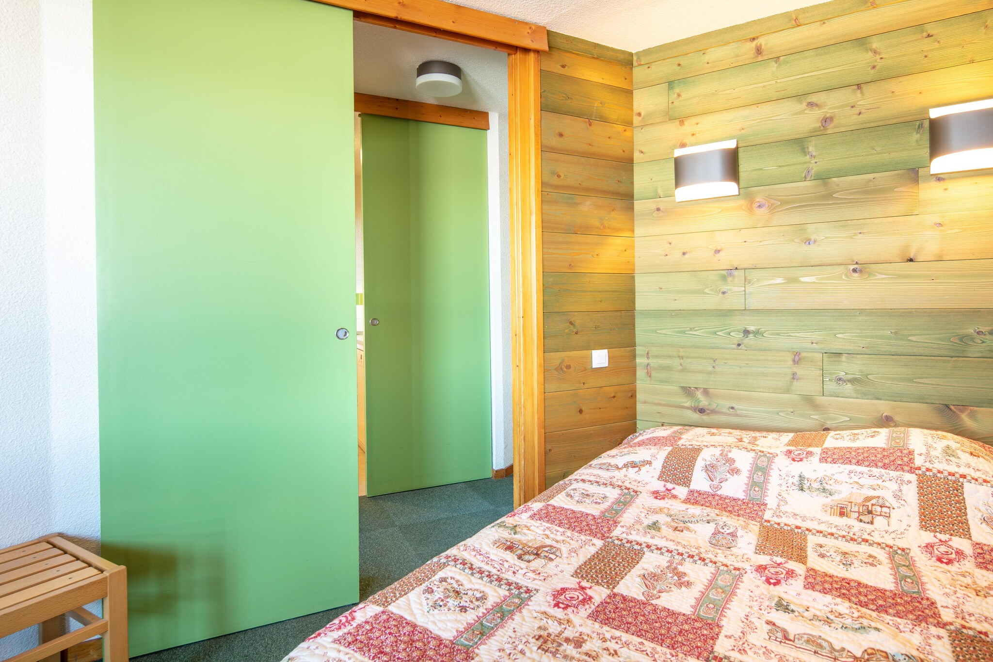 RÃ©sidence Le Sappey-Appartement 2 piÃ¨ces avec coin nuit 7 personnes - Slaapkamer