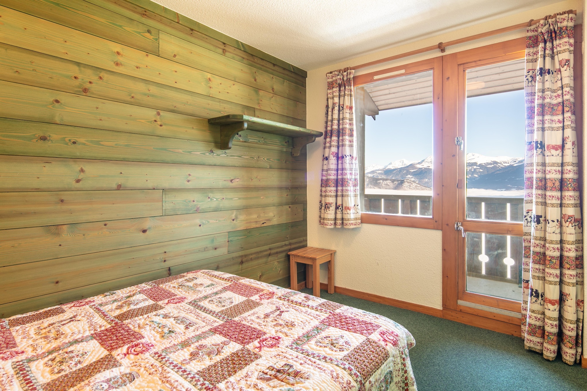 RÃ©sidence Le Sappey-Appartement 2 piÃ¨ces avec coin nuit 7 personnes - Slaapkamer