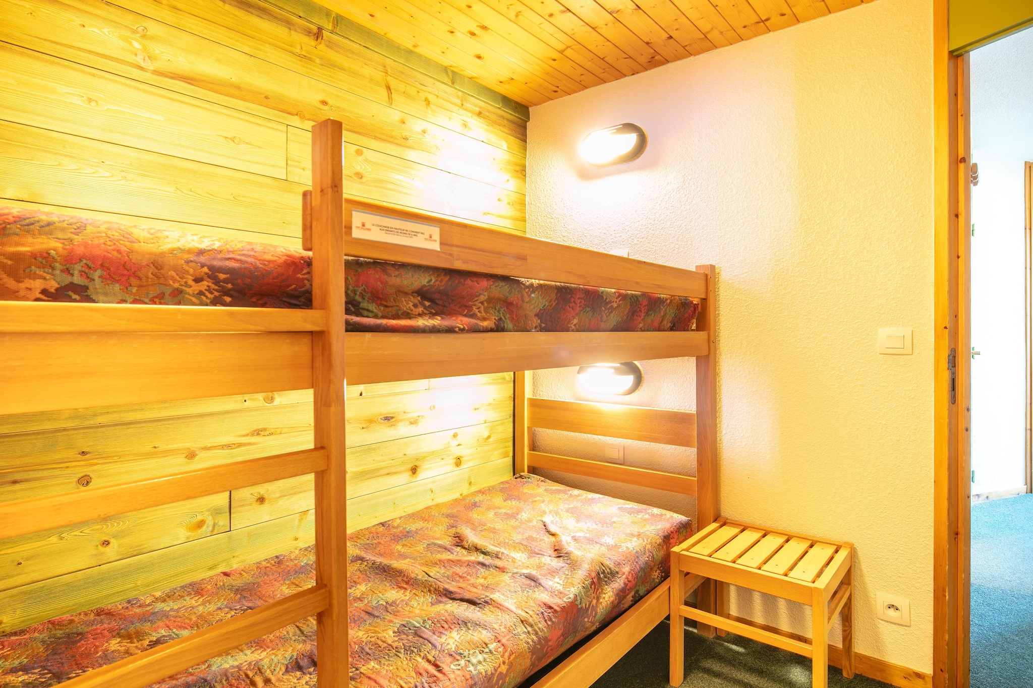 RÃ©sidence Le Sappey-Appartement 2 piÃ¨ces avec coin nuit 7 personnes - Slaapkamer