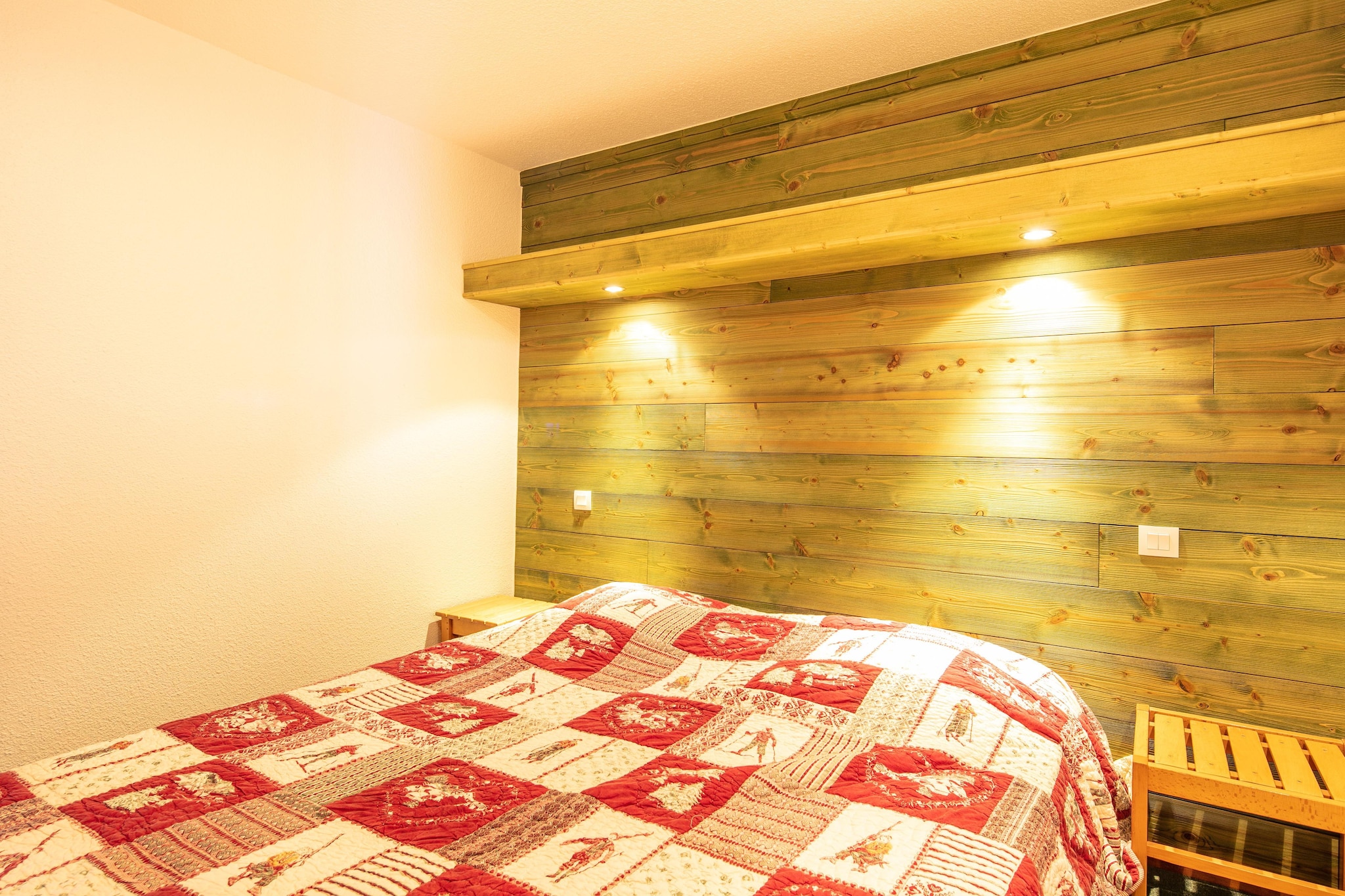 RÃ©sidence Le Sappey-Appartement 2 piÃ¨ces avec coin nuit 7 personnes - Slaapkamer