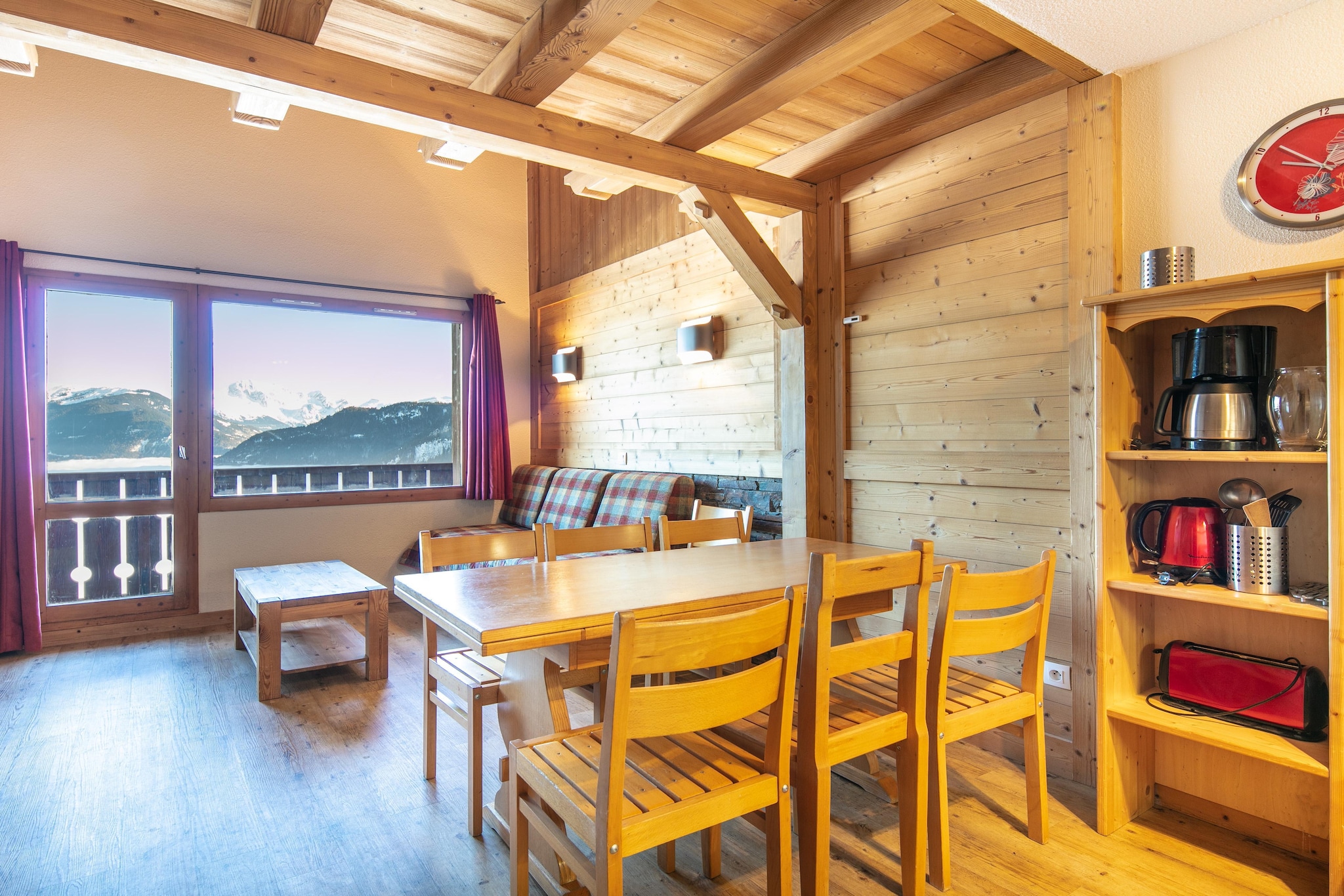 RÃ©sidence Le Sappey-Appartement 4 piÃ¨ces 8 personnes - Eetkamer