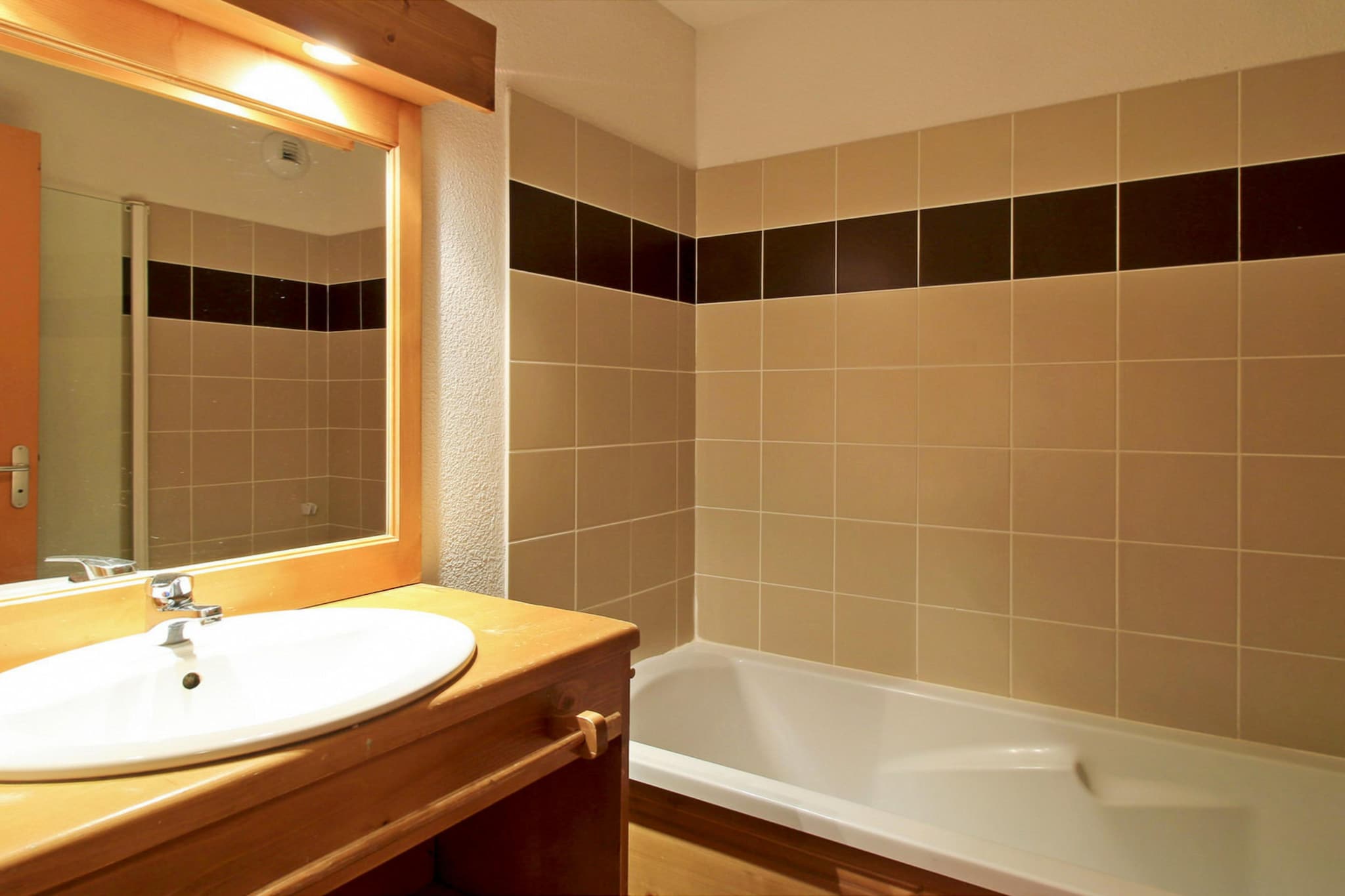 Central Park-Studio 4 personnes avec coin nuit - Badkamer