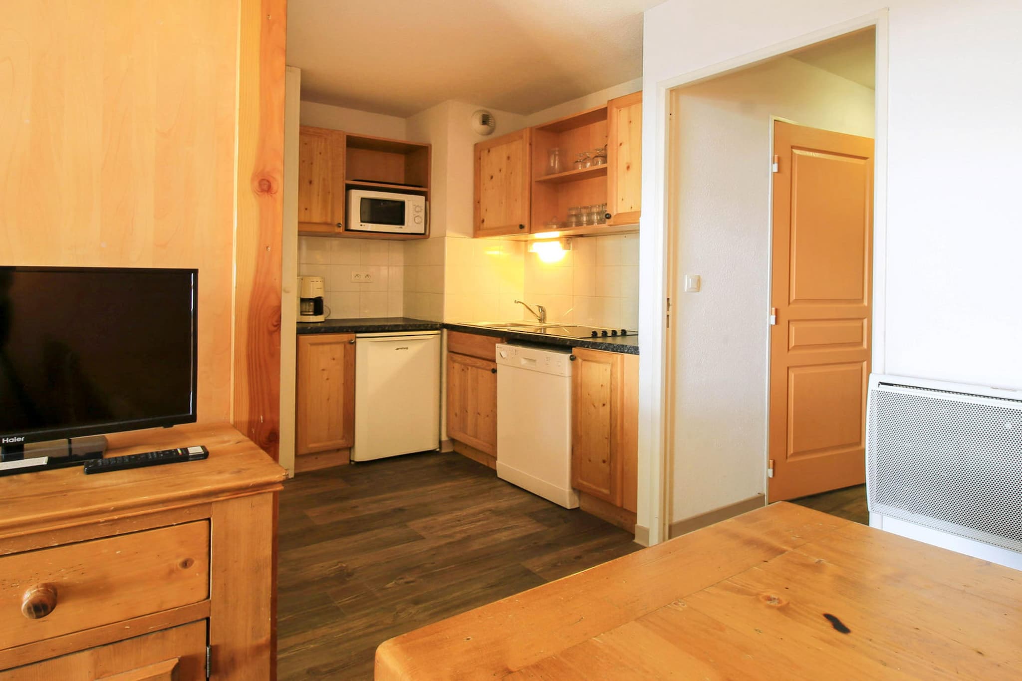 Central Park-Appartement 2 piÃ¨ces avec coin nuit 6 personnes - Keuken