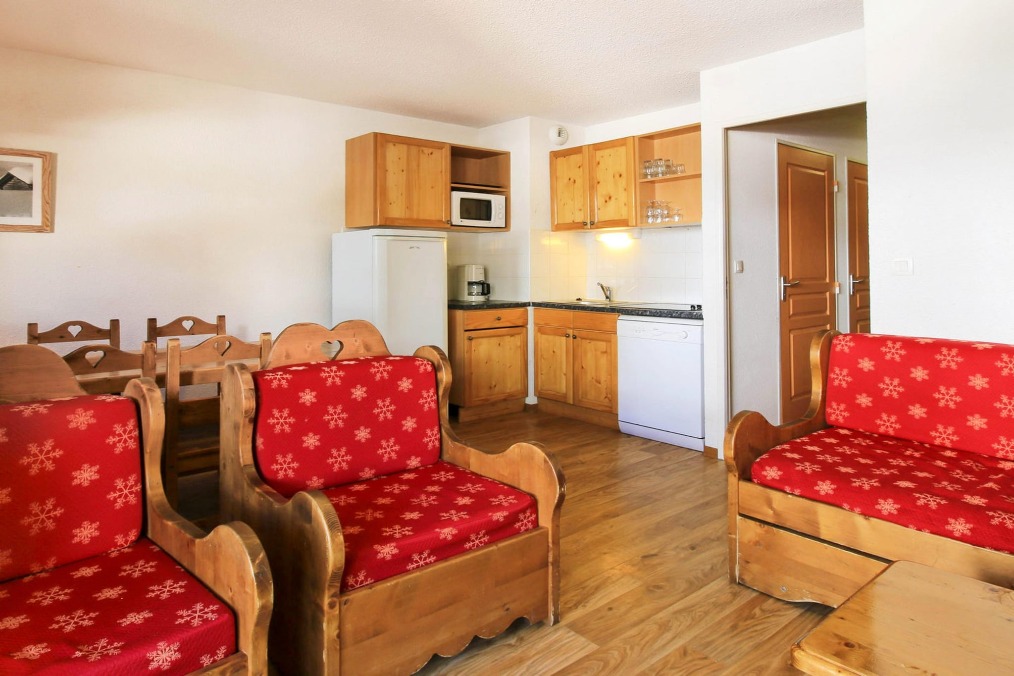 Central Park-Appartement 2 piÃ¨ces avec coin nuit 7 personnes - Woonkamer