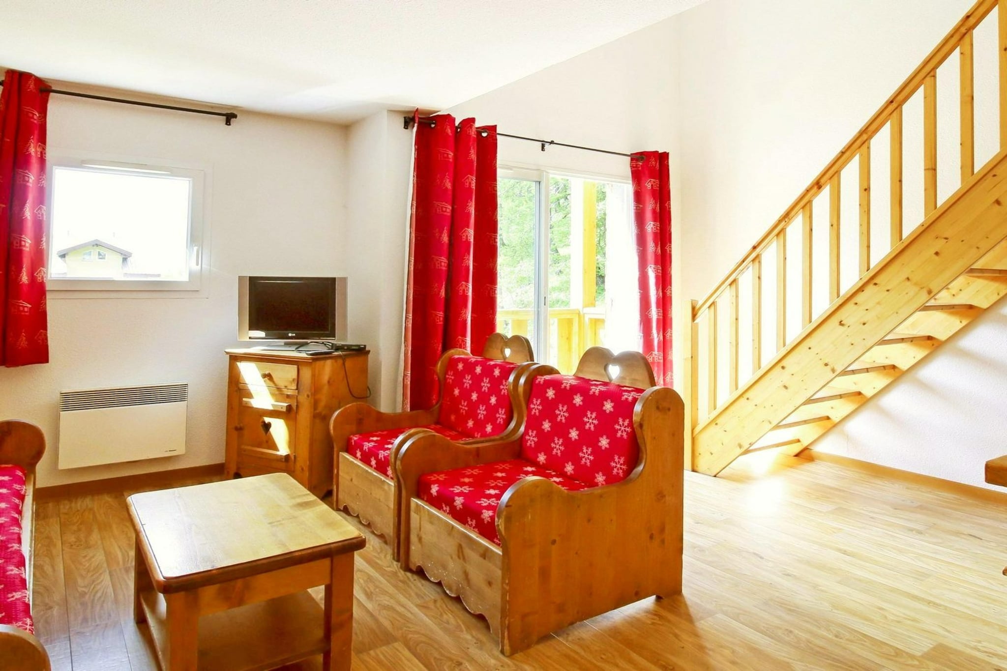 Central Park-Appartement 3 piÃ¨ces avec coin nuit 9 personnes - Woonkamer