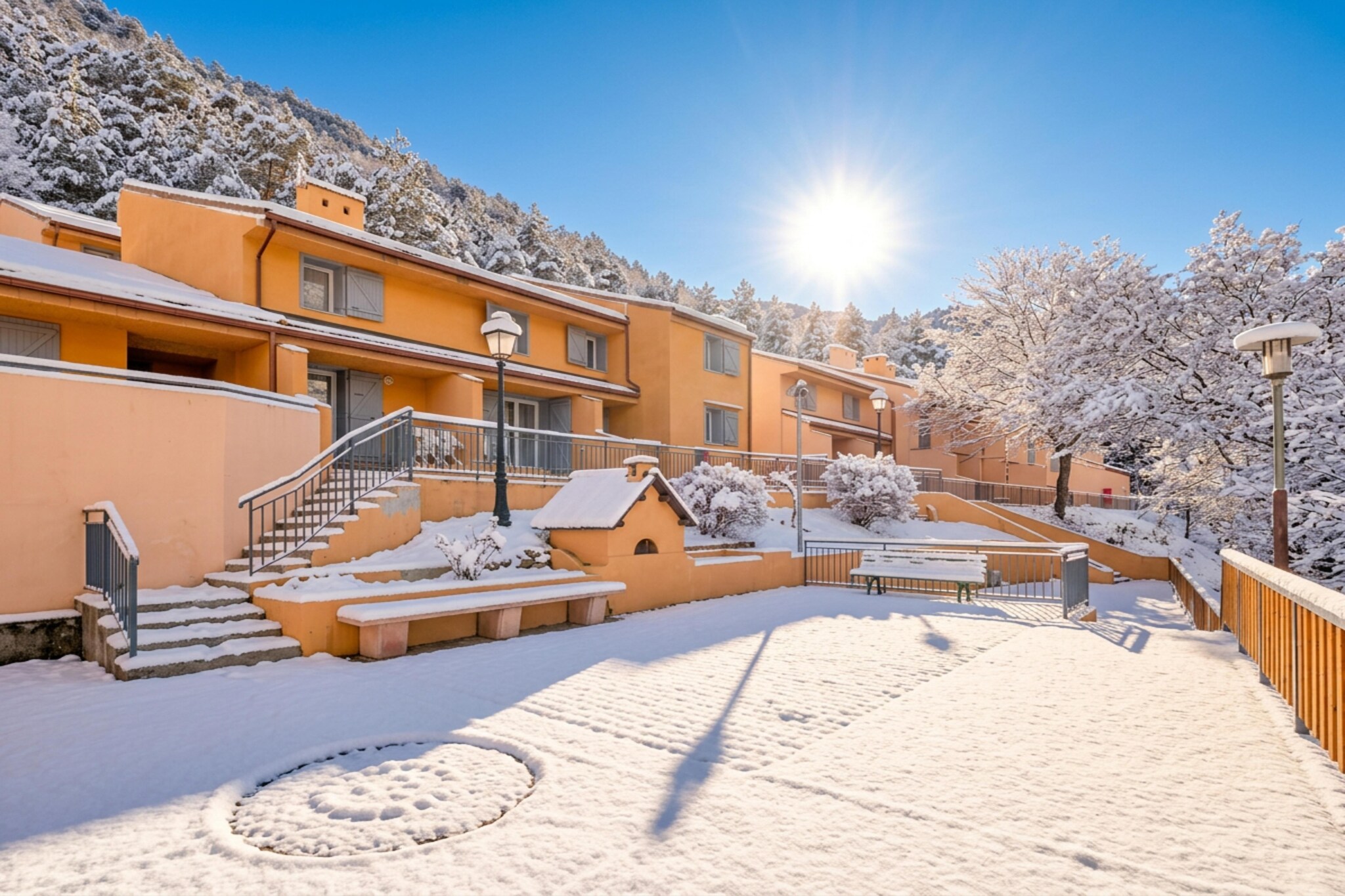 Les Gorges Rouges - Appartement 4 piÃ¨ces 7 personnes - Außenbereich Winter