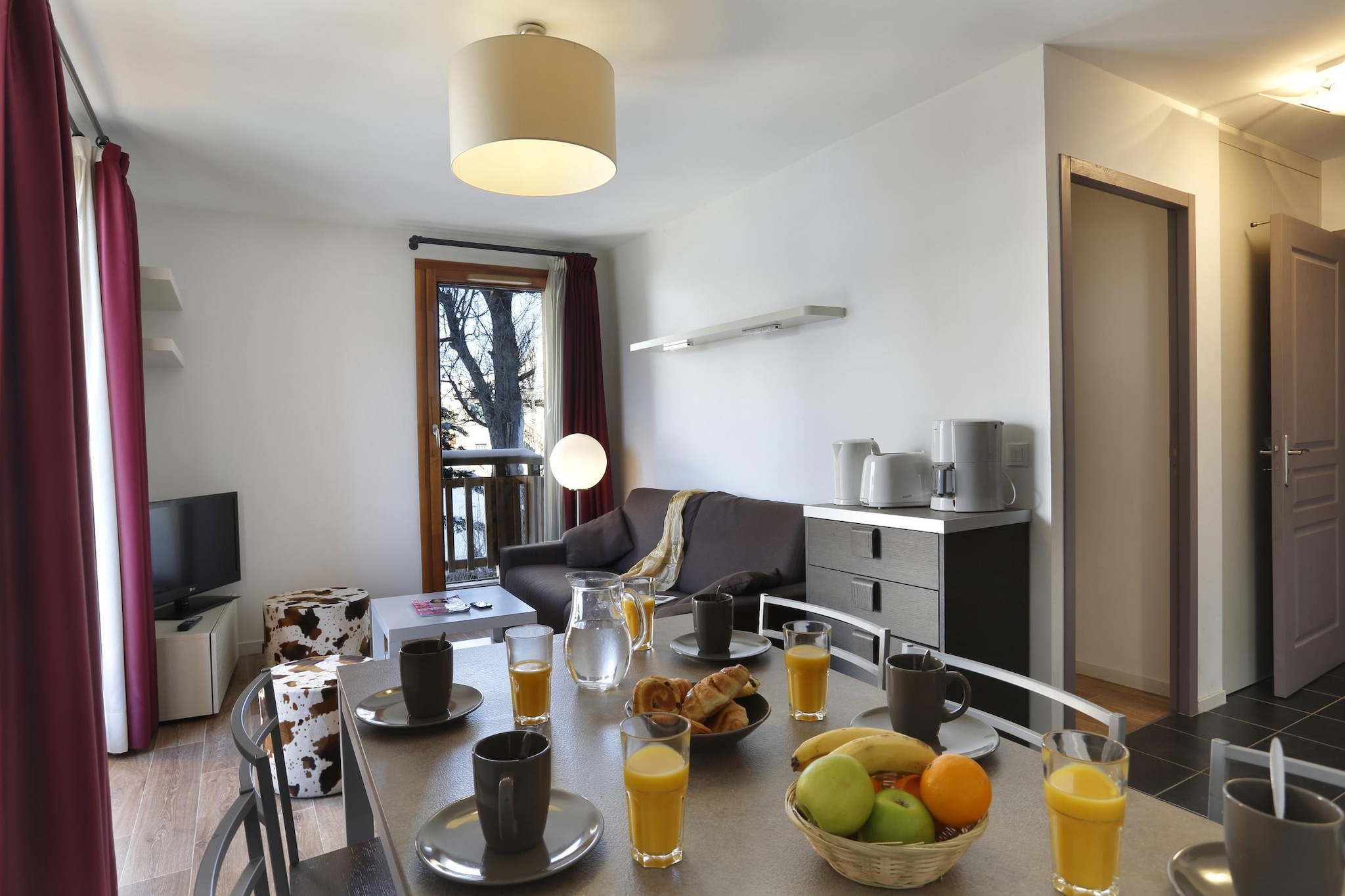 Au  Cœur  des  Ours - Appartement 2 piÃ¨ces 4 personnes - Living room