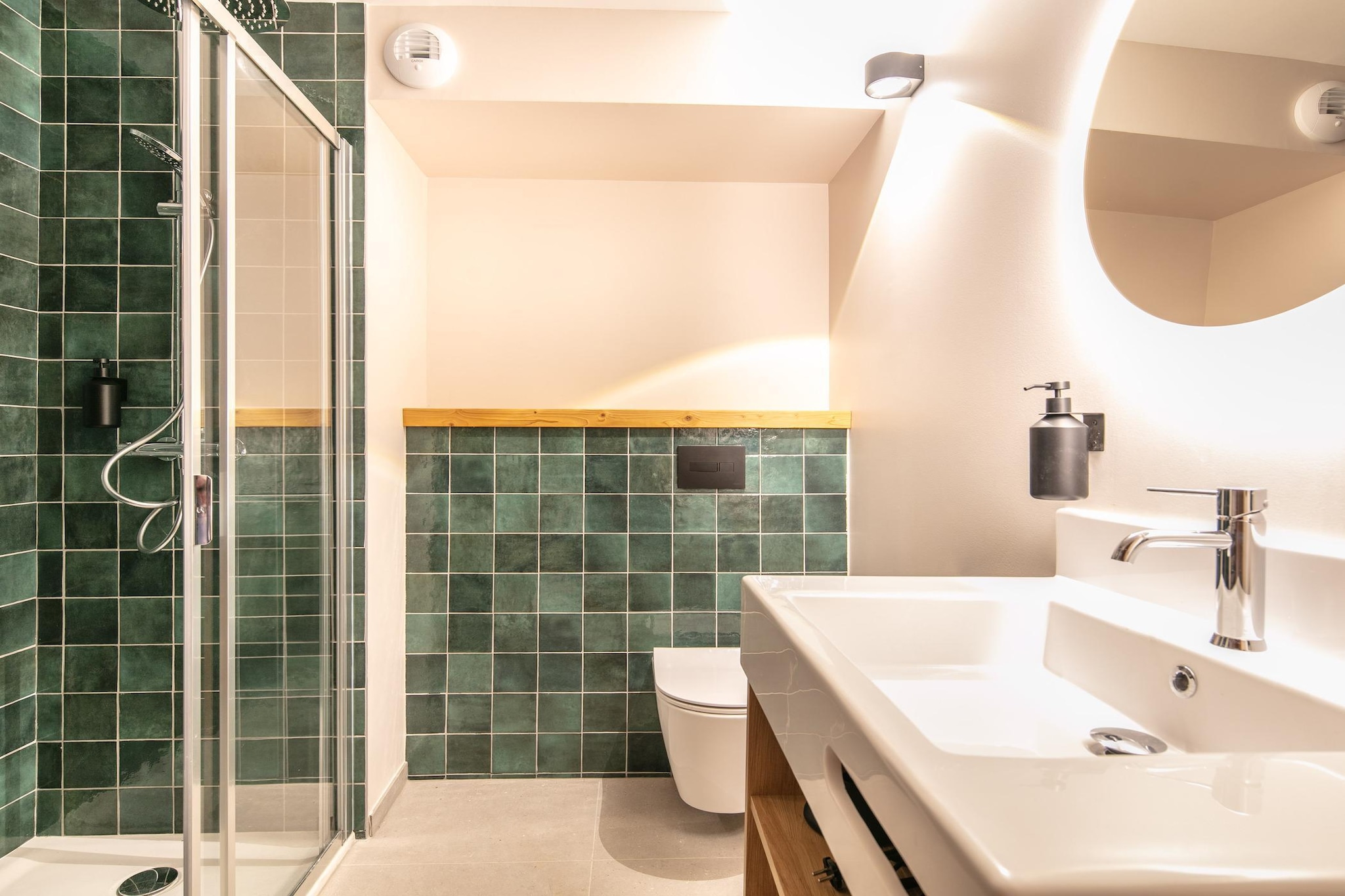 Les Hauts de Vaujany -Appartement 2 piÃ¨ces 4 personnes - Badkamer