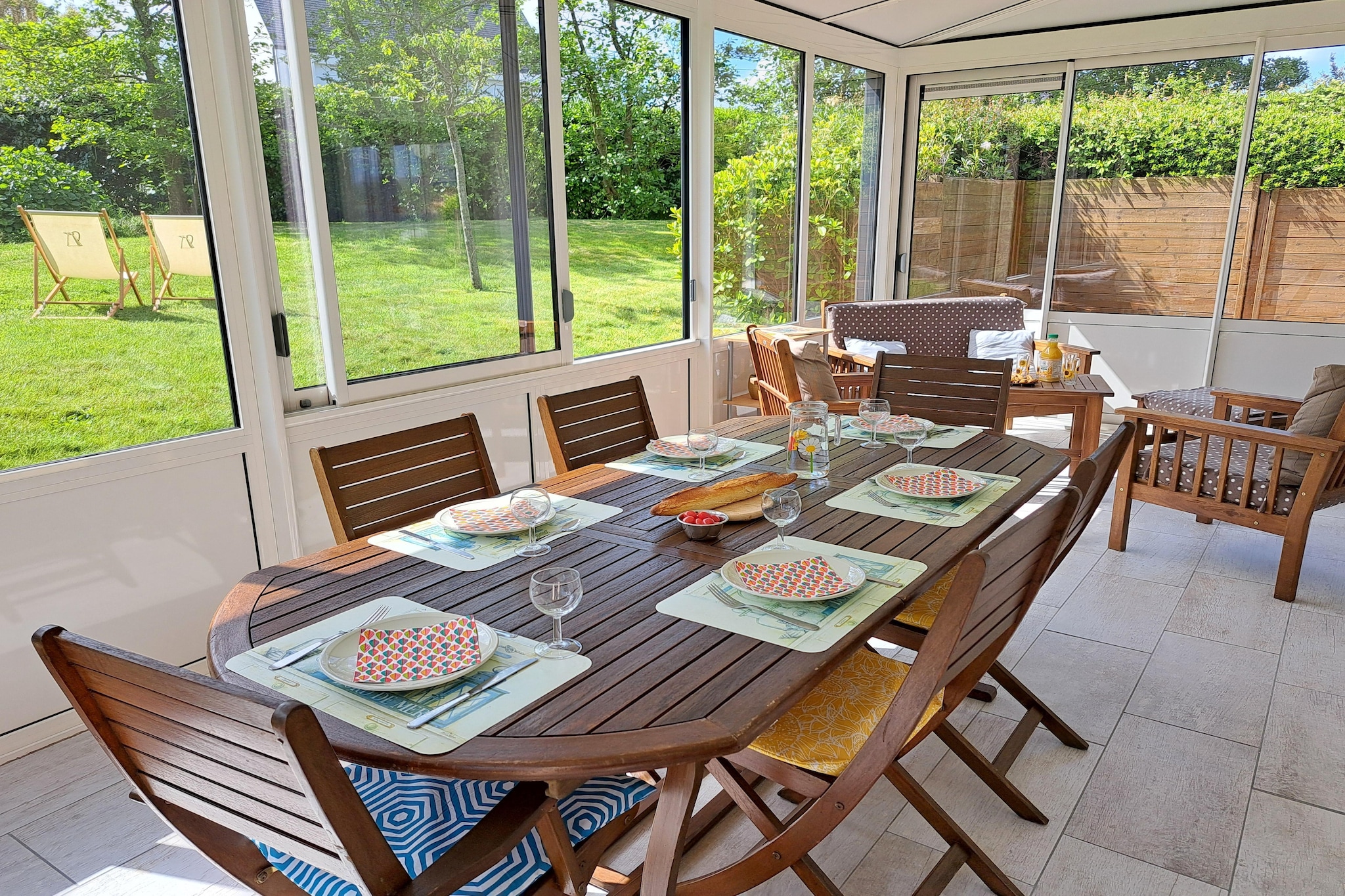 	Ferienhaus in Strandnähe Plouarzel - Eetkamer