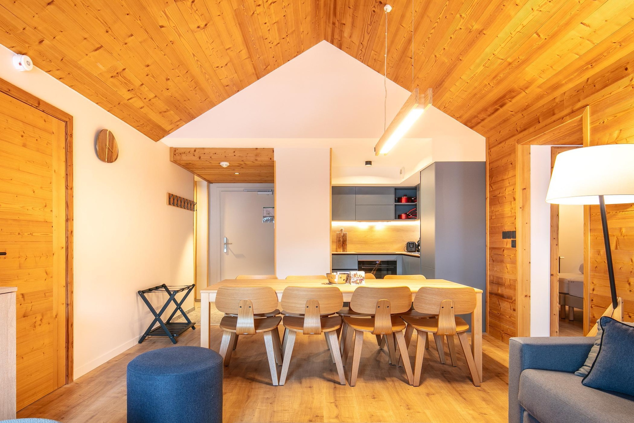 Les Hauts de Vaujany -Appartement 4 piÃ¨ces 8 personnes - PMR - Eetkamer