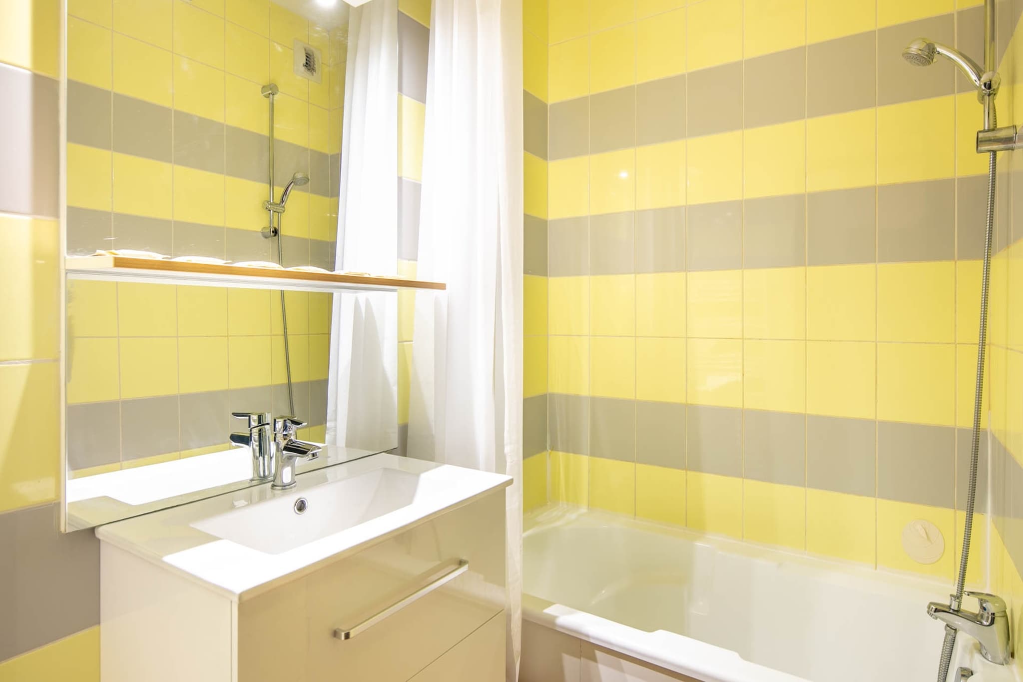 L'Edelweiss - Appartement 2 piÃ¨ces avec coin nuit 6 personnes - Badkamer