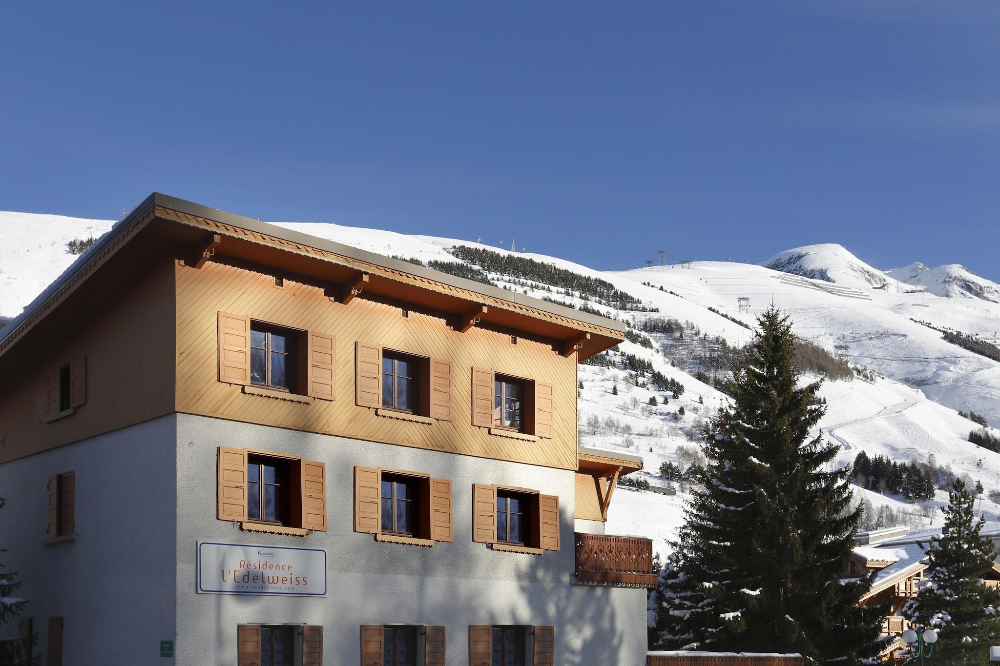 L'Edelweiss - Appartement 2 piÃ¨ces avec coin nuit 6 personnes - Exterieur winter