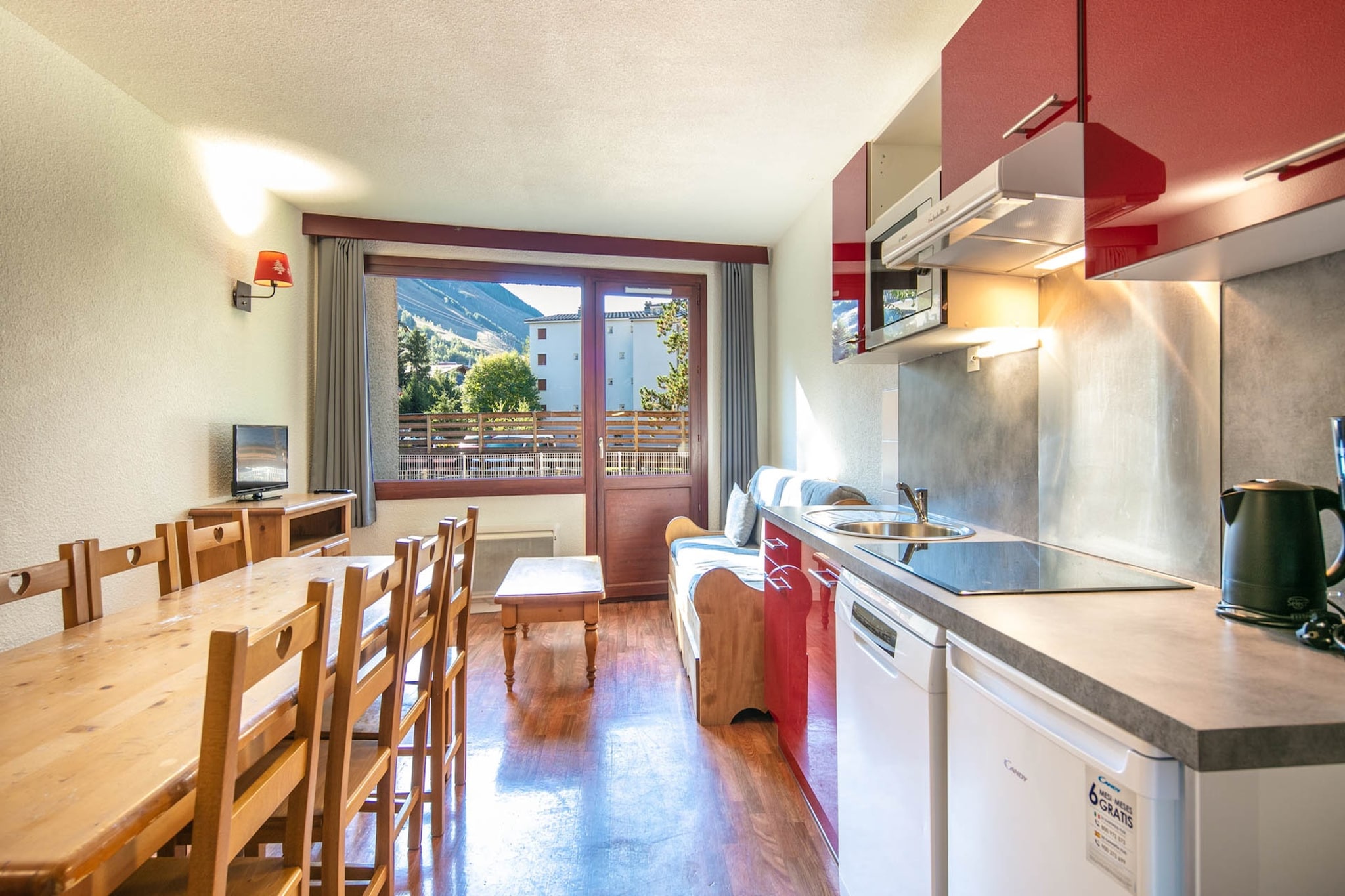 L'Edelweiss - Appartement 2 piÃ¨ces avec coin nuit 8 personnes - Keuken