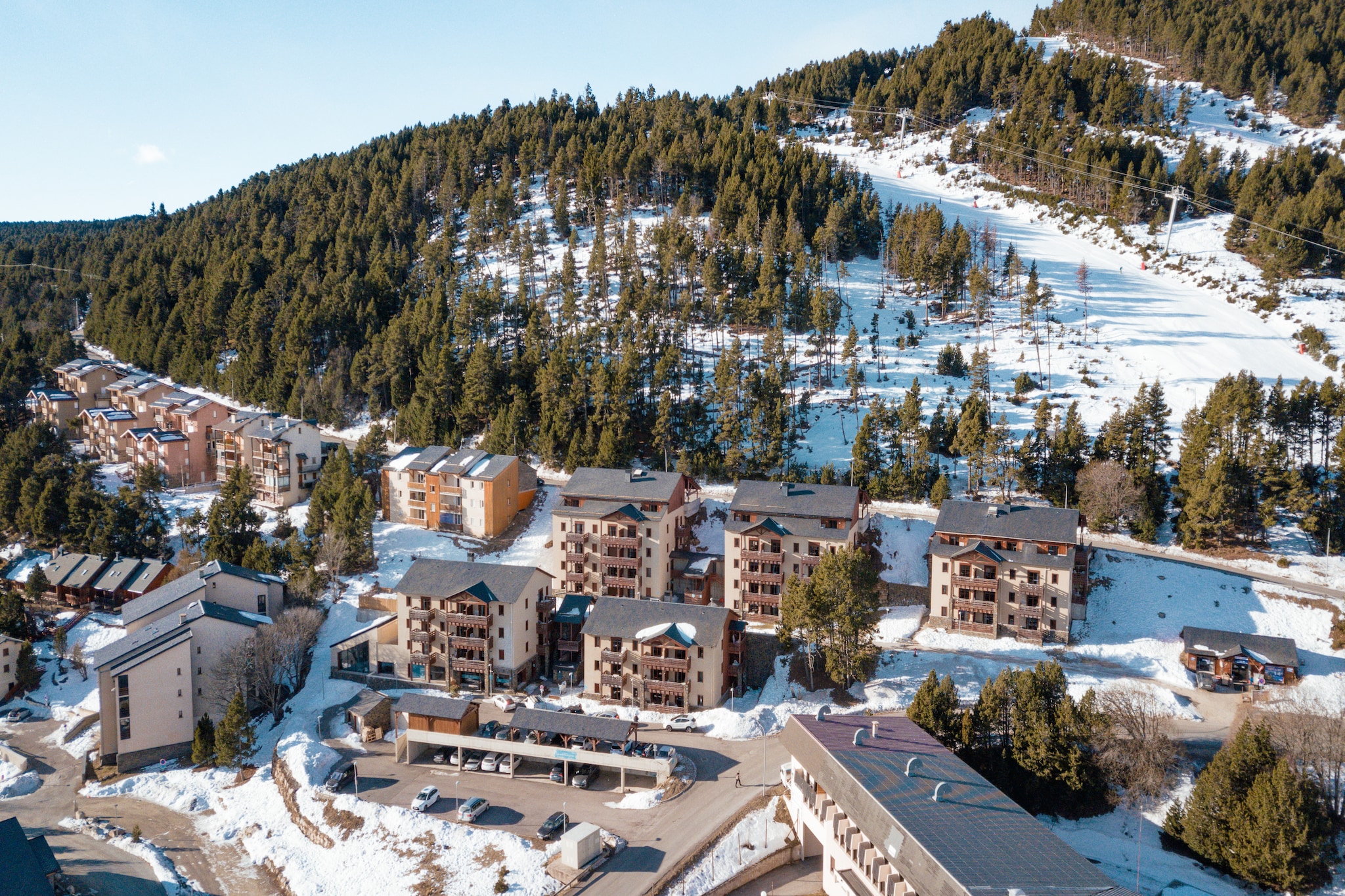 Les Chalets de l'Isard - Appartement 3 piÃ¨ces avec coin nuit 8 personnes - Exterieur winter