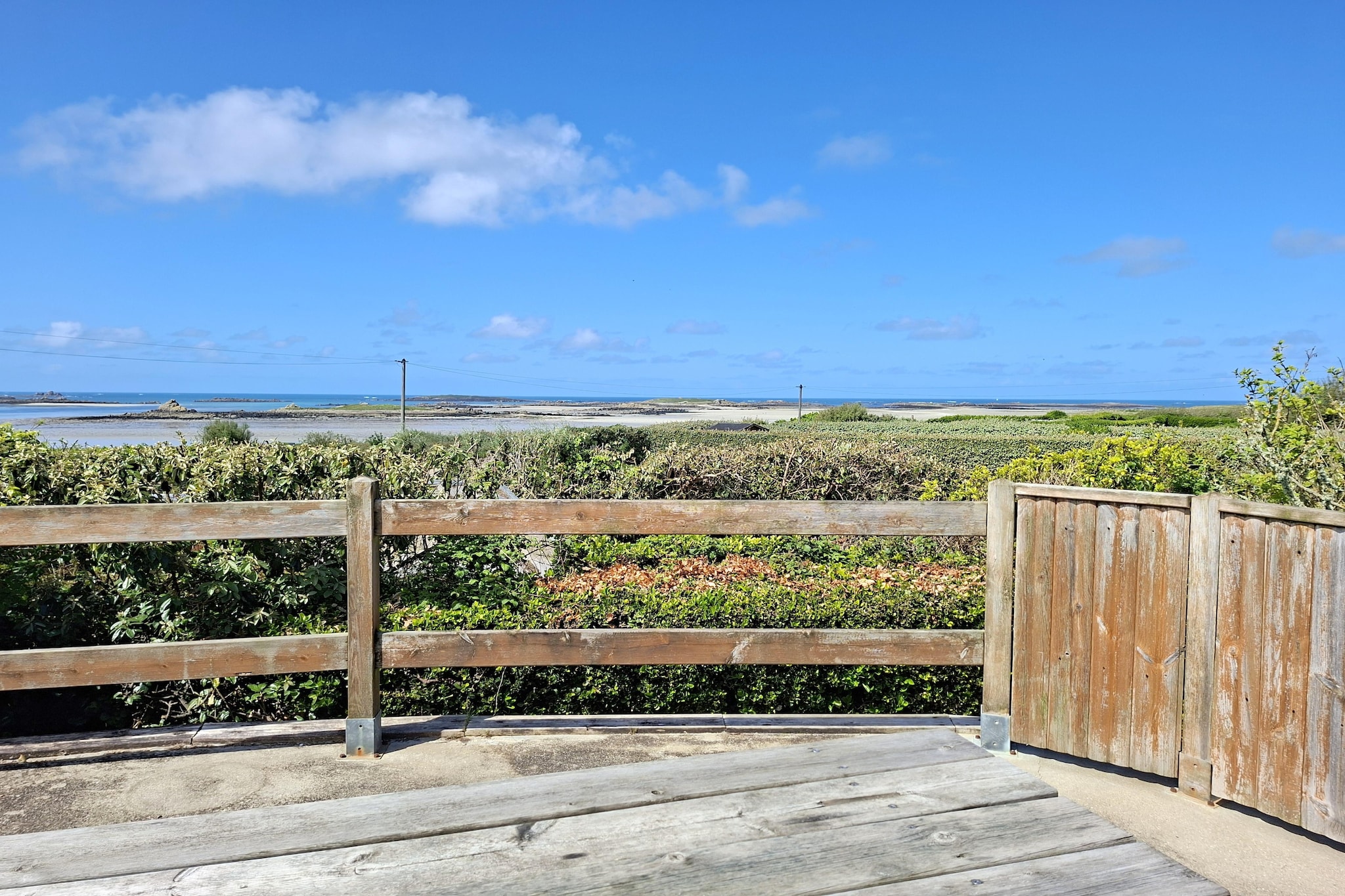 Bretonisches Steinhaus Landéda - Terrace balcony