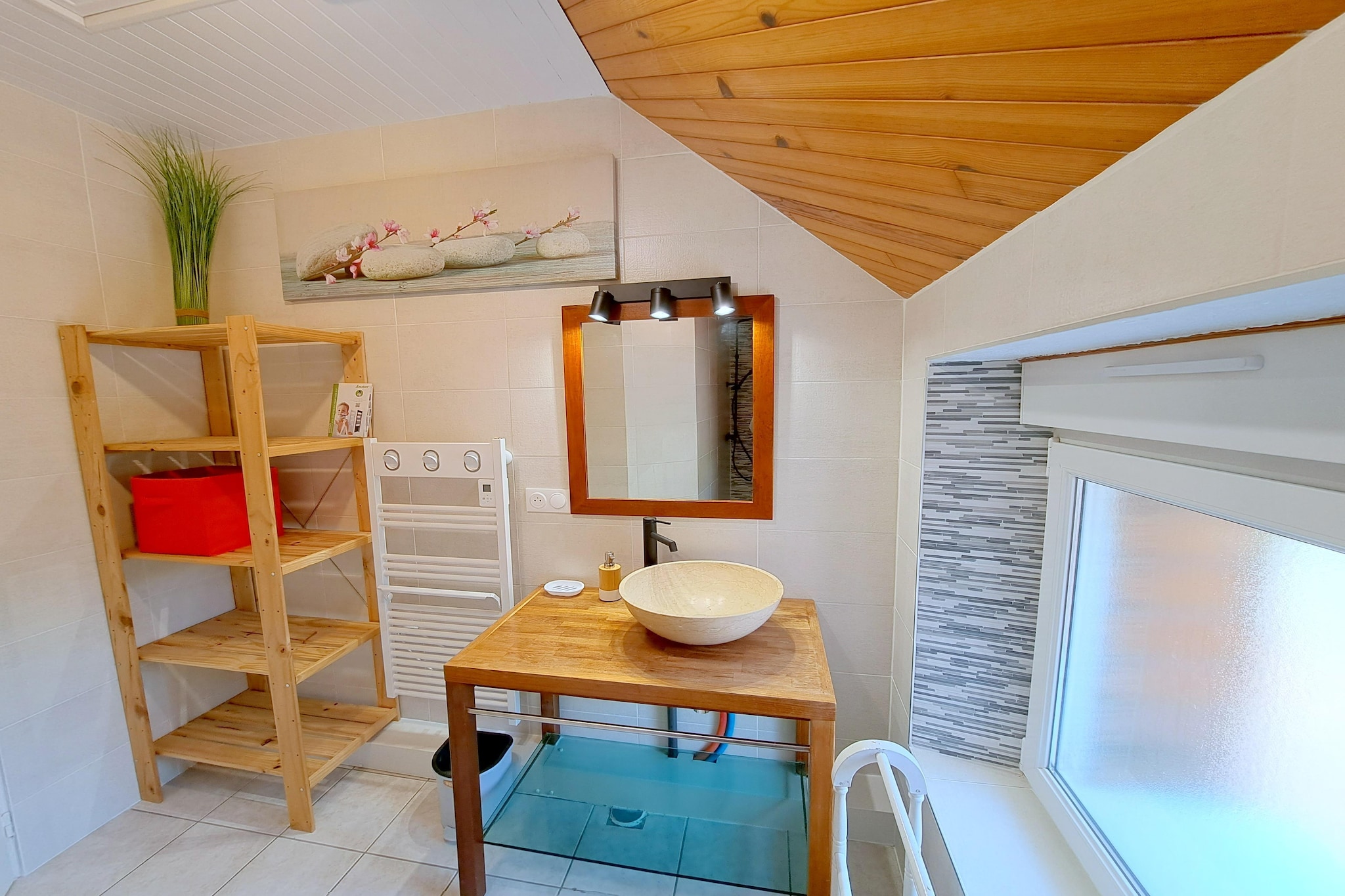 Bretonisches Steinhaus Landéda - Bathroom