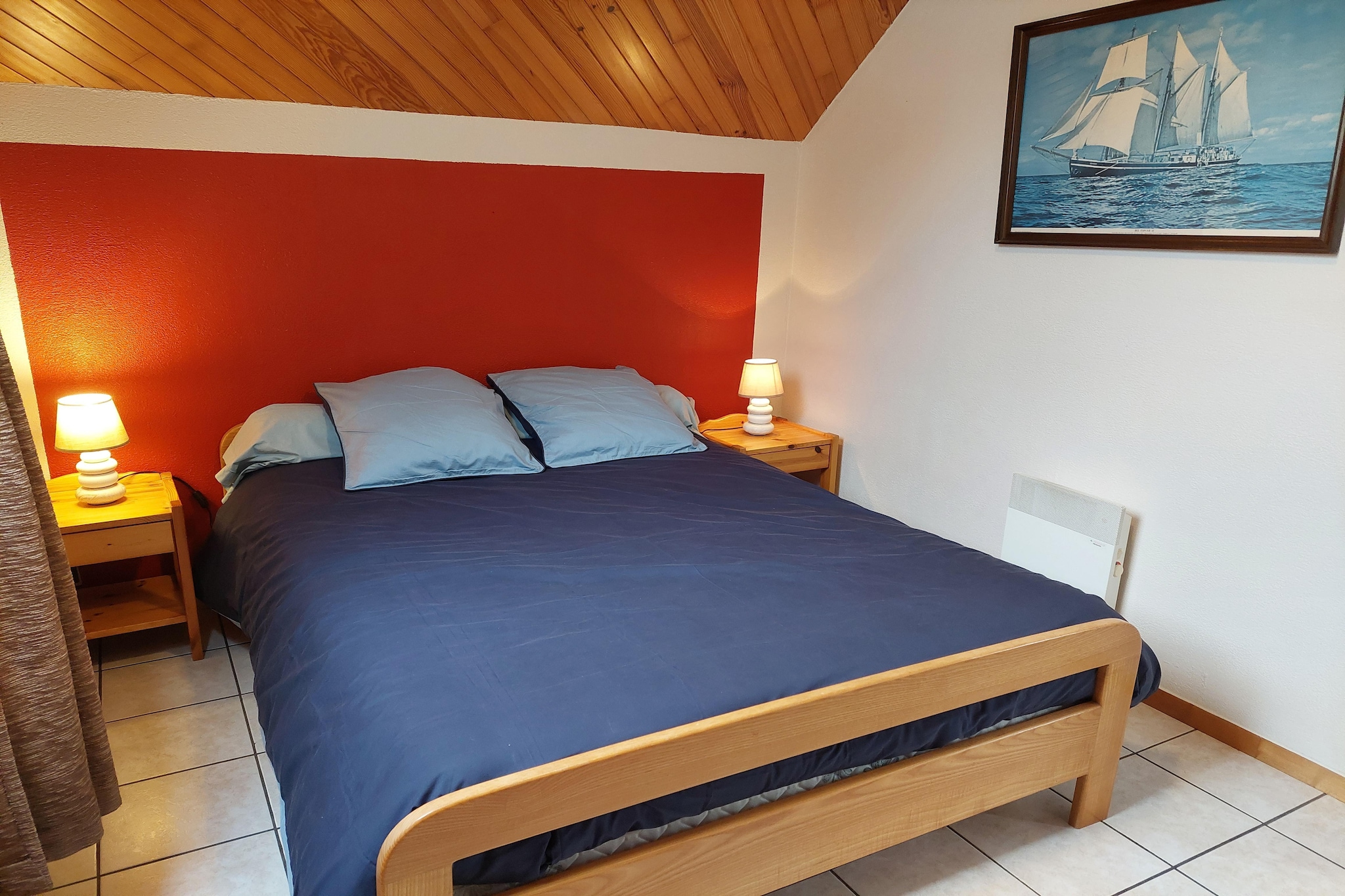 Bretonisches Steinhaus Landéda - Bedroom