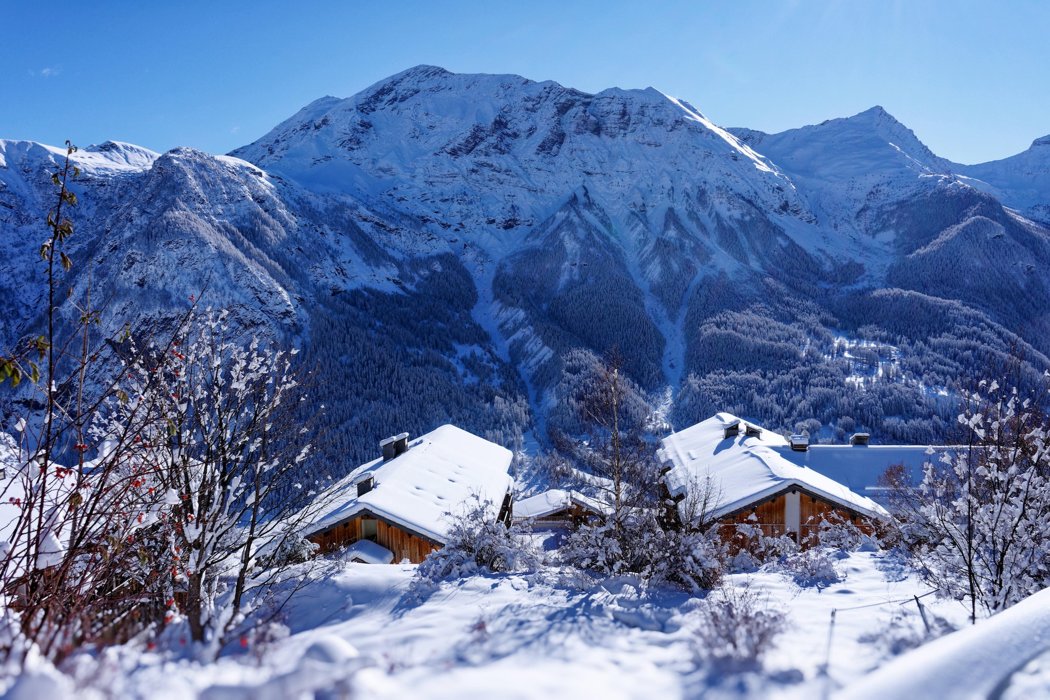 Les Etoiles d'Orion - Appartement 2 piÃ¨ces avec coin nuit 4 personnes - vue montagne - Außenbereich Winter