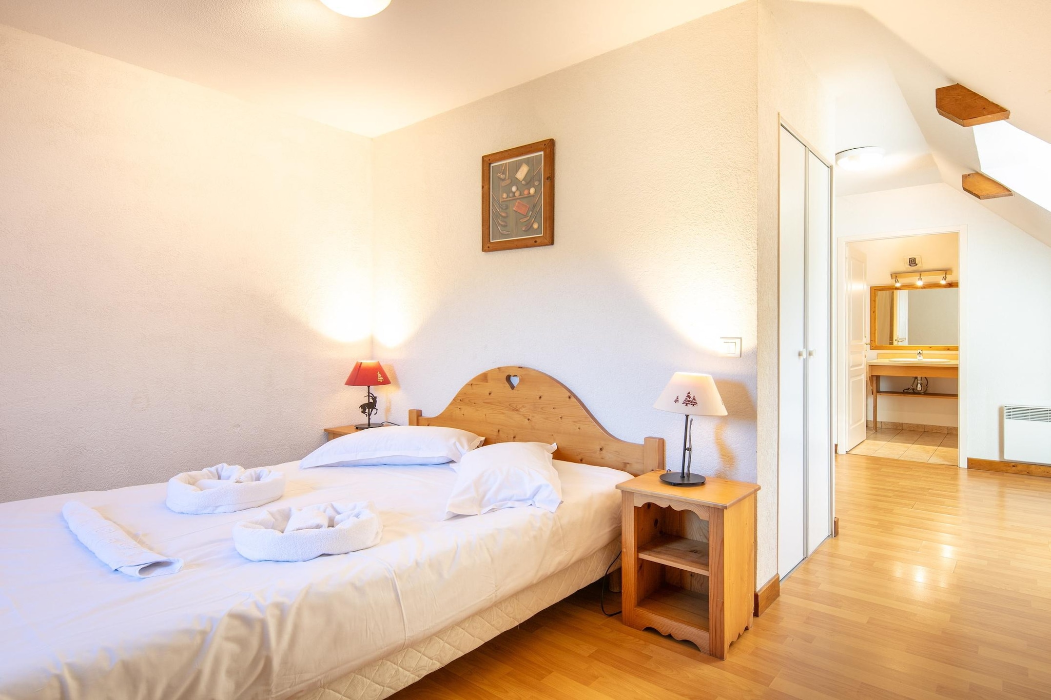 RÃ©sidence Le Birdie Appartement 4 piÃ¨ces avec coin nuit 12 personnes - Slaapkamer