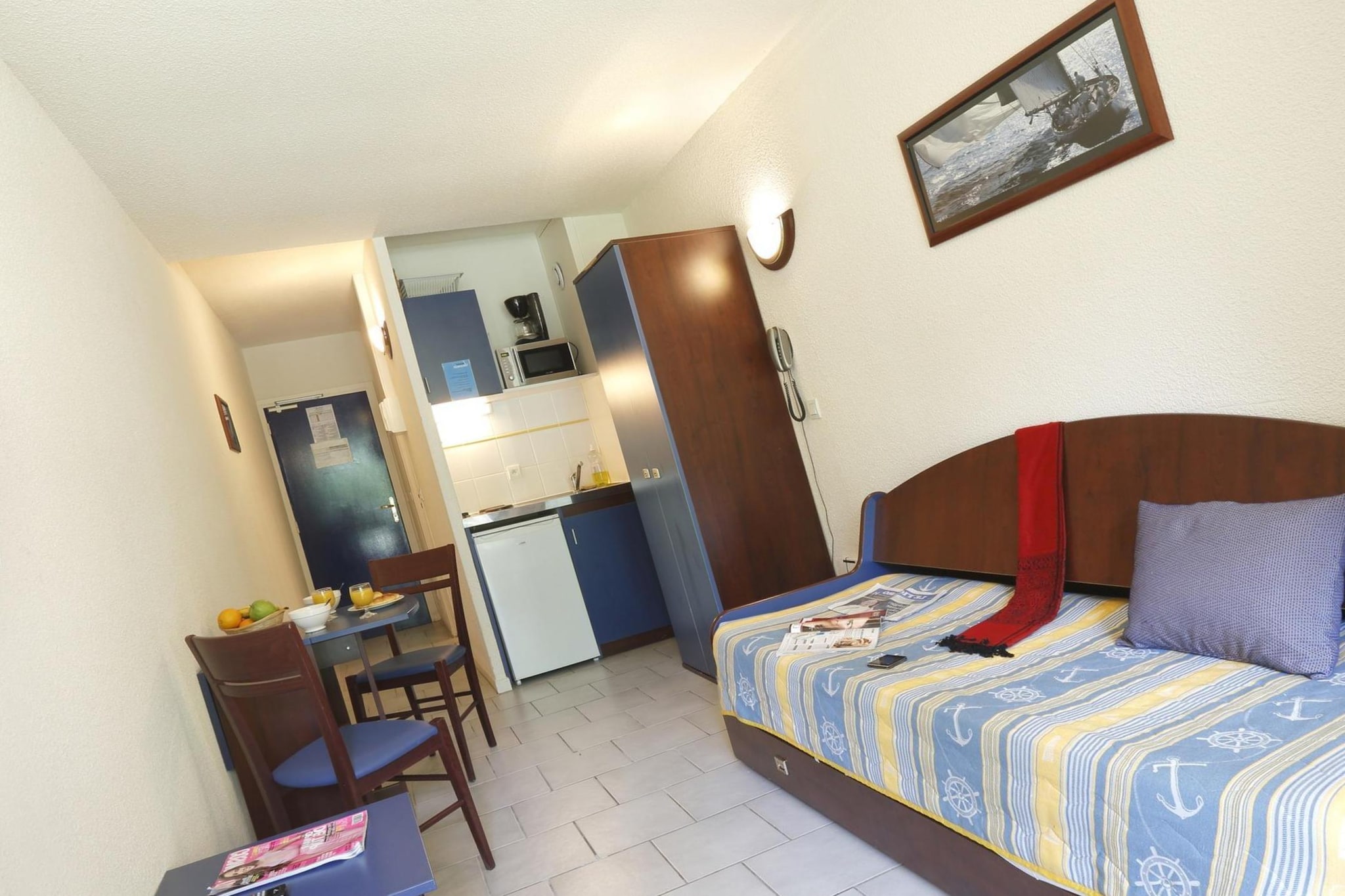 Le Domaine de Chames-Studio 2 personnes - Woonkamer