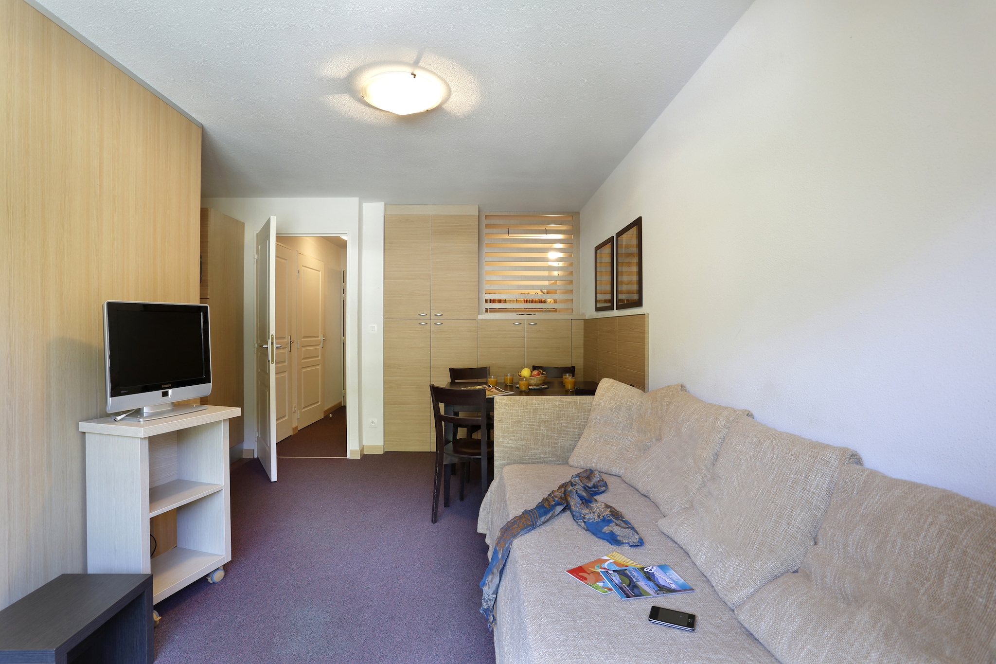 Les Chalets du Verdon - Appartement 2 pièces avec coin nuit 6 personnes - Wohnzimmer