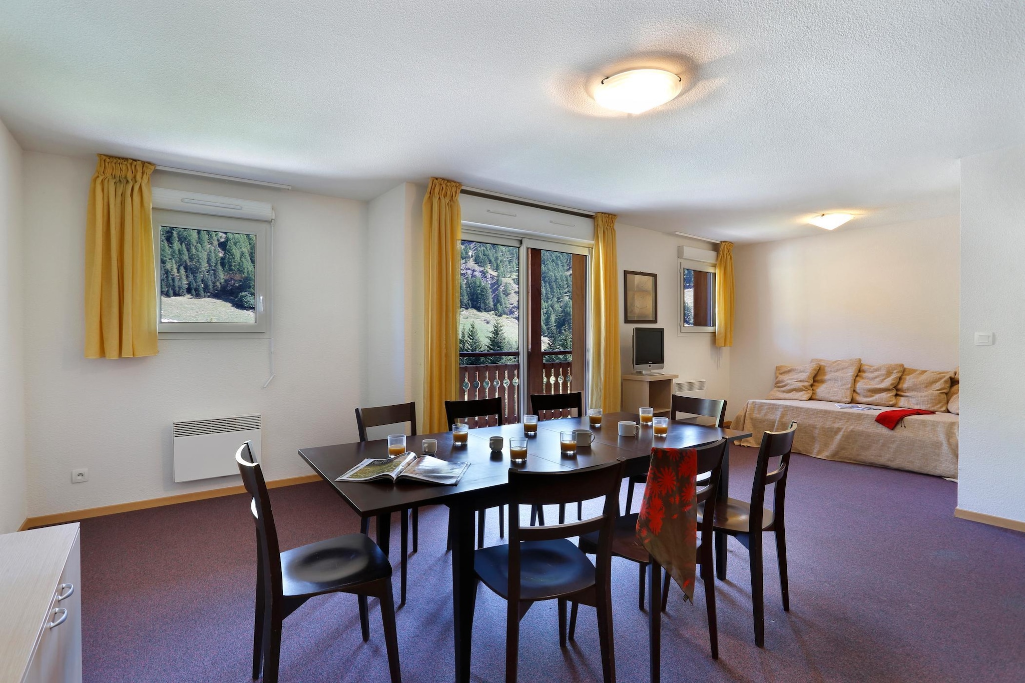 Les Chalets du Verdon - Appartement 3 pièces avec coin nuit 7 personnes - Esszimmer