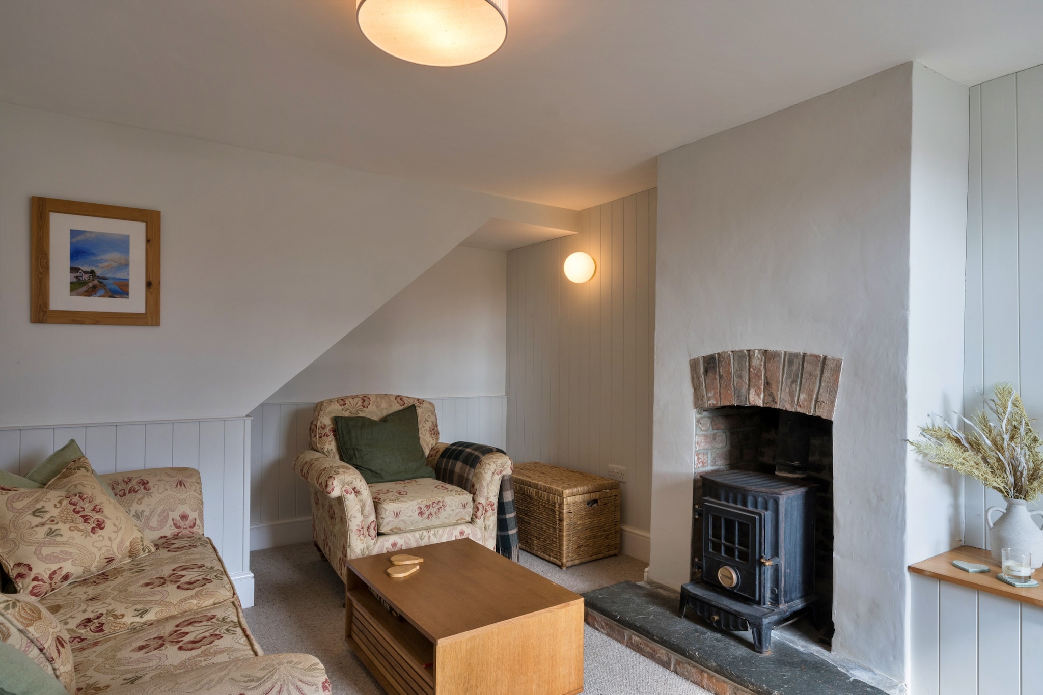 The Old Post Cottage - Woonkamer