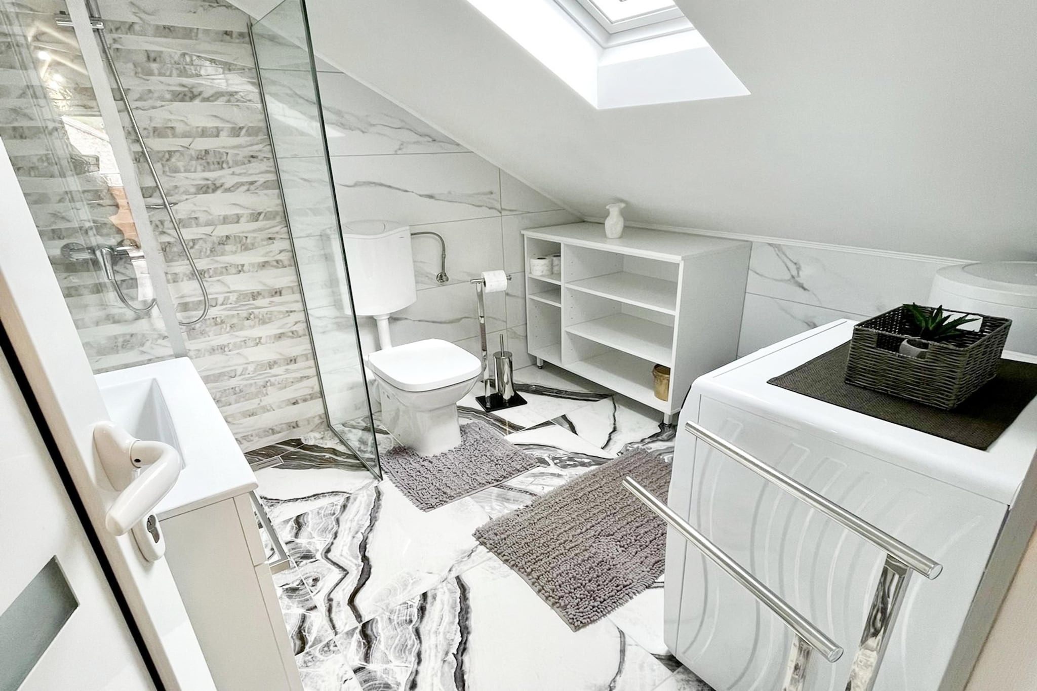 Holiday Home Rocca with pool - Badezimmer