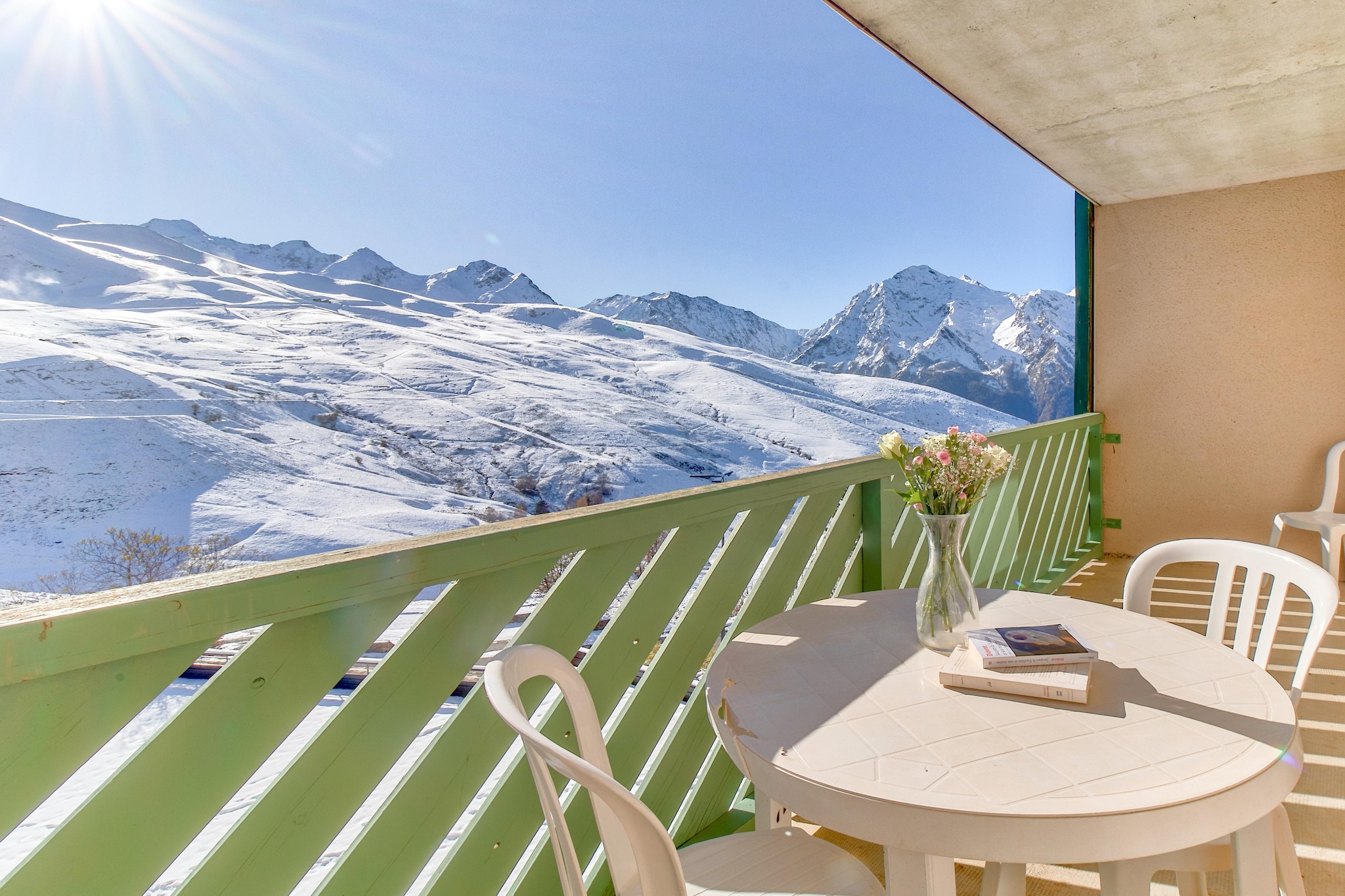 Les Balcons du Soleil-Appartement 2 piÃ¨ces 4 personnes - rÃ©novÃ© - Terrasbalkon