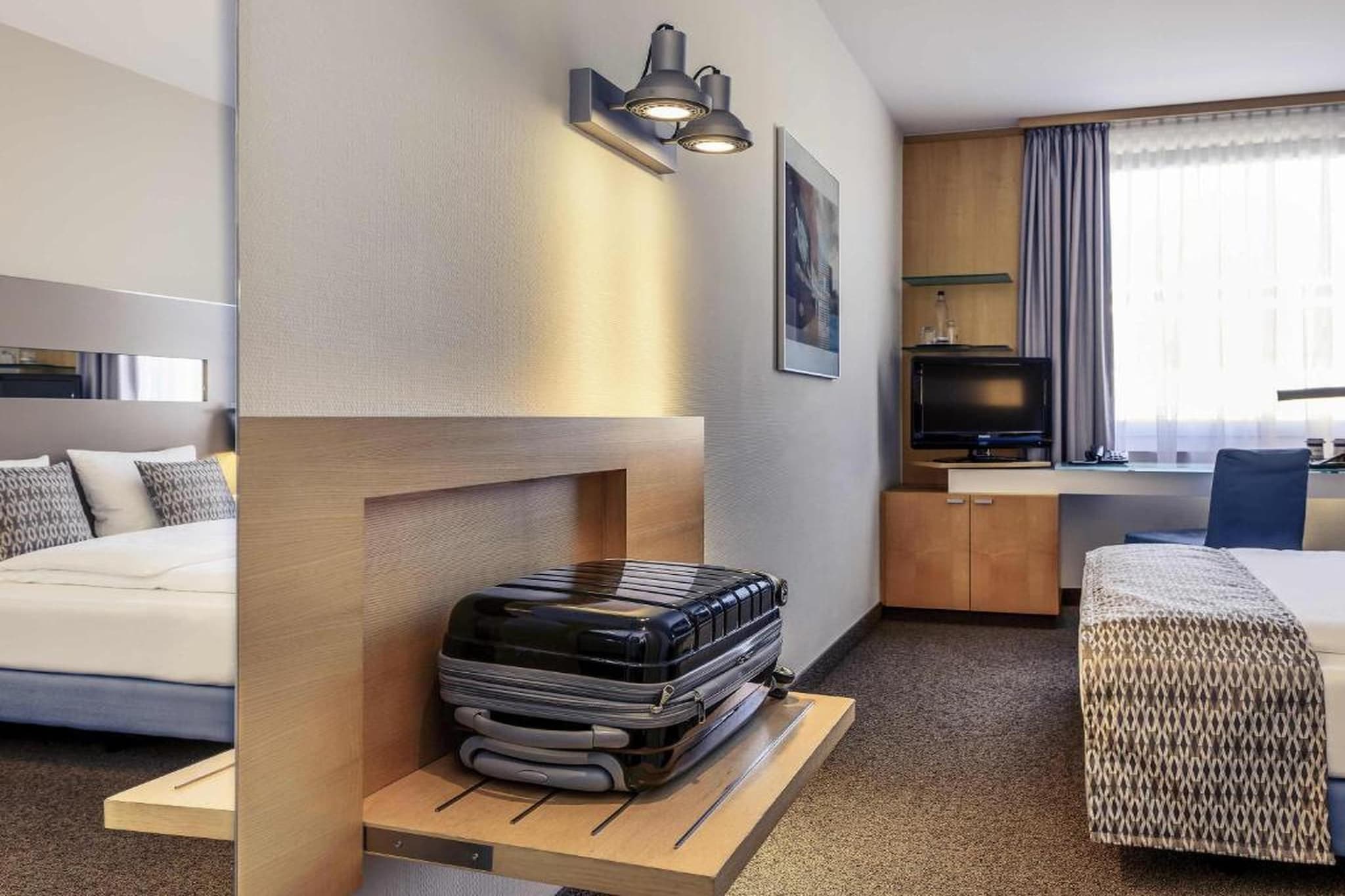 Hotel Düsseldorf - Standard Double Room - Slaapkamer