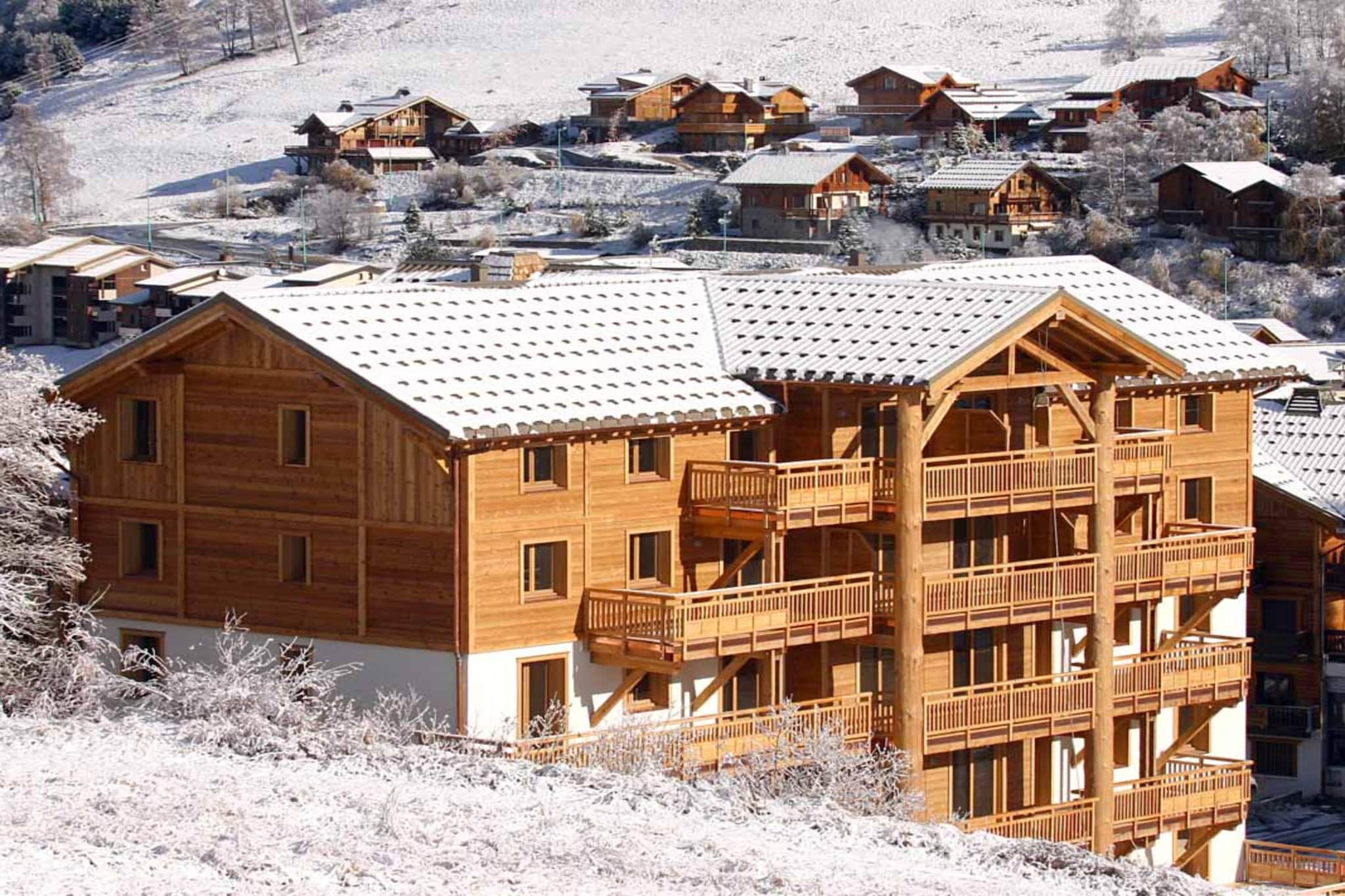 RÃ©sidence l'Alba Appartement 4 piÃ¨ces avec coin nuit 8 personnes - PMR - Exterieur winter