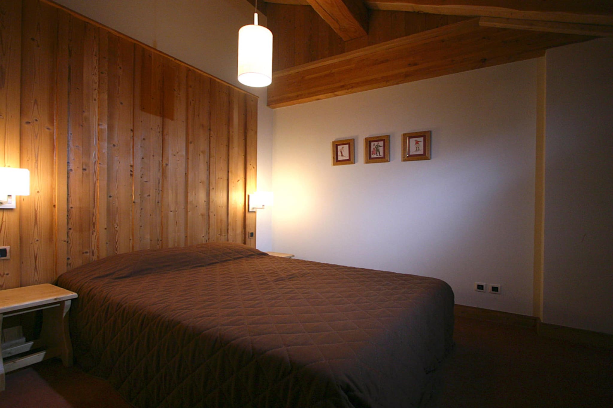 RÃ©sidence l'Alba Appartement 5 piÃ¨ces avec coin nuit 10 personnes - Slaapkamer