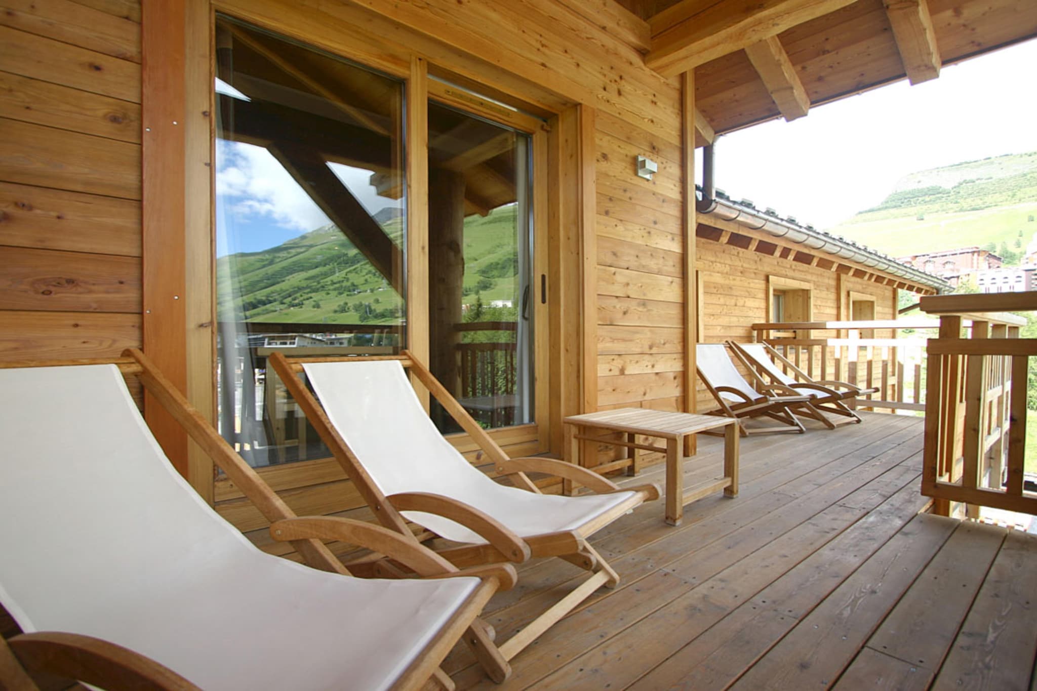 RÃ©sidence l'Alba Appartement 5 piÃ¨ces avec coin nuit 10 personnes - Terrasbalkon