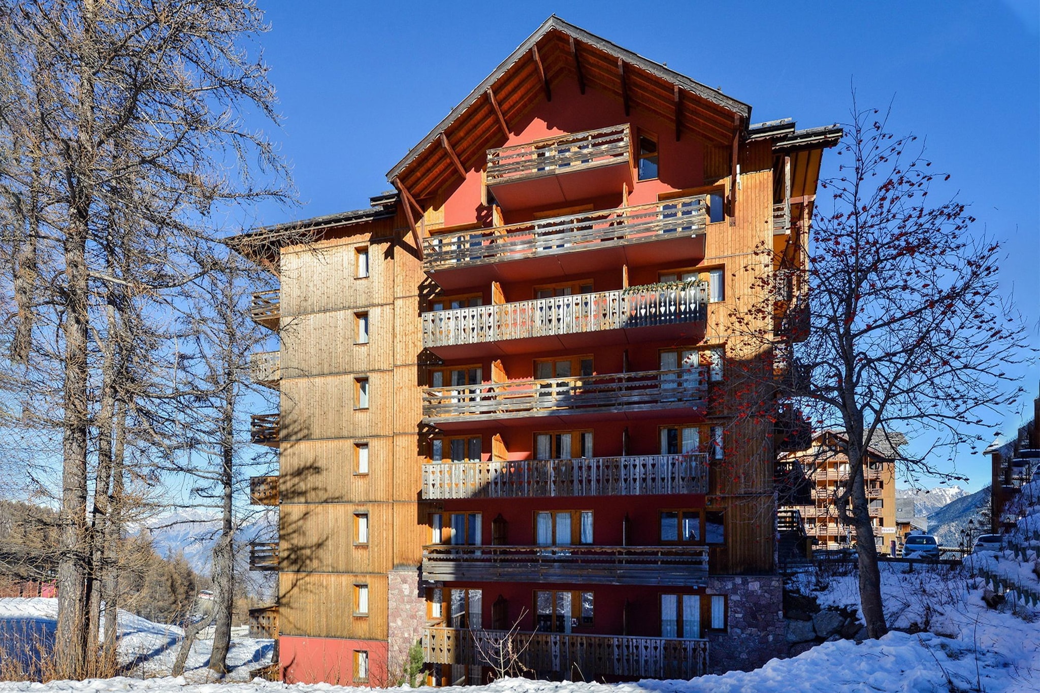 RÃ©sidence VEGA-Appartement 2 piÃ¨ces avec coin nuit 7 personnes - Exterieur winter
