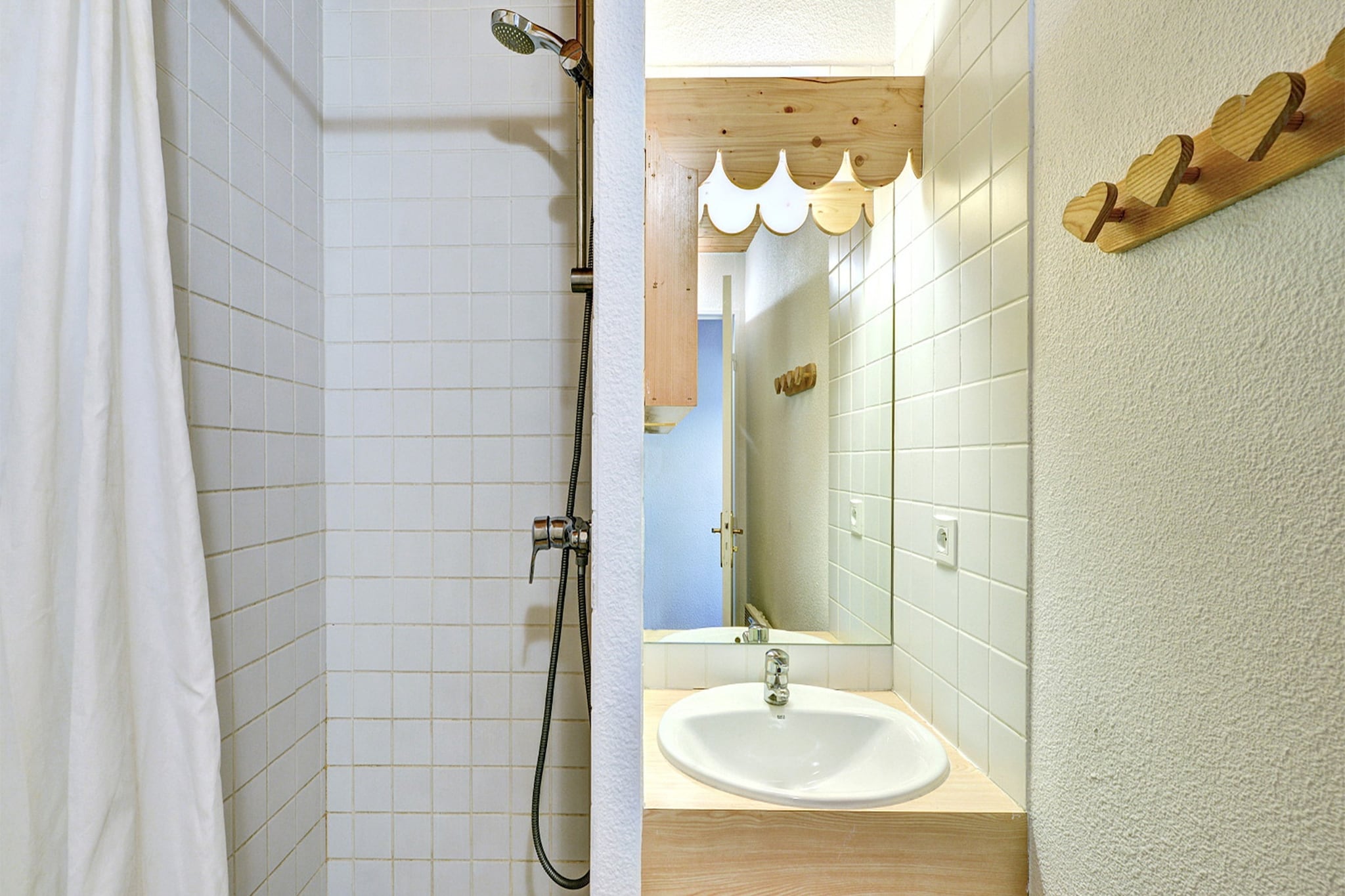 RÃ©sidence VEGA-Appartement 2 piÃ¨ces avec coin nuit 7 personnes - Badkamer