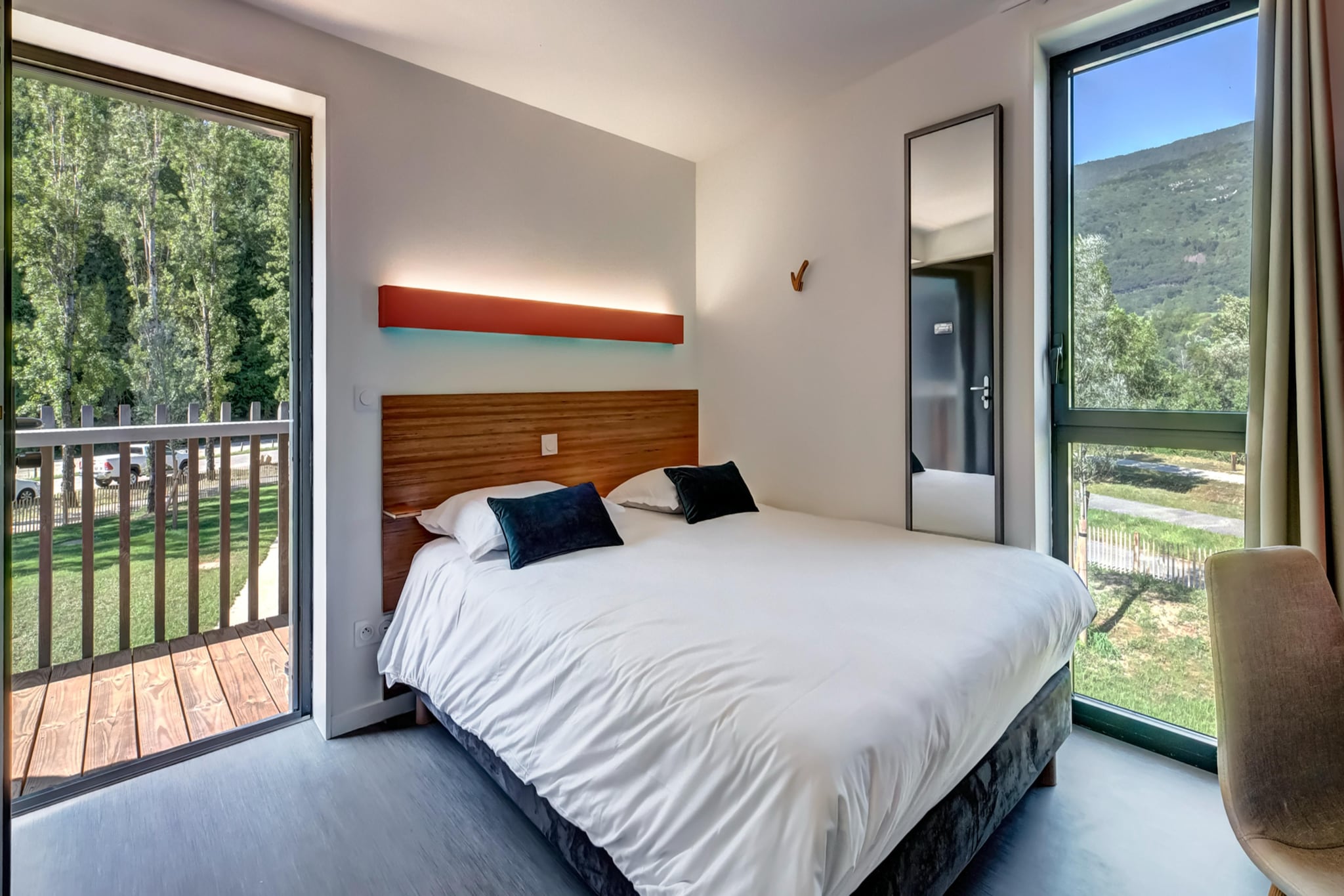 Village vacances Le Village des Oiseaux Appartement 4 piÃ¨ces 8 personnes - Slaapkamer